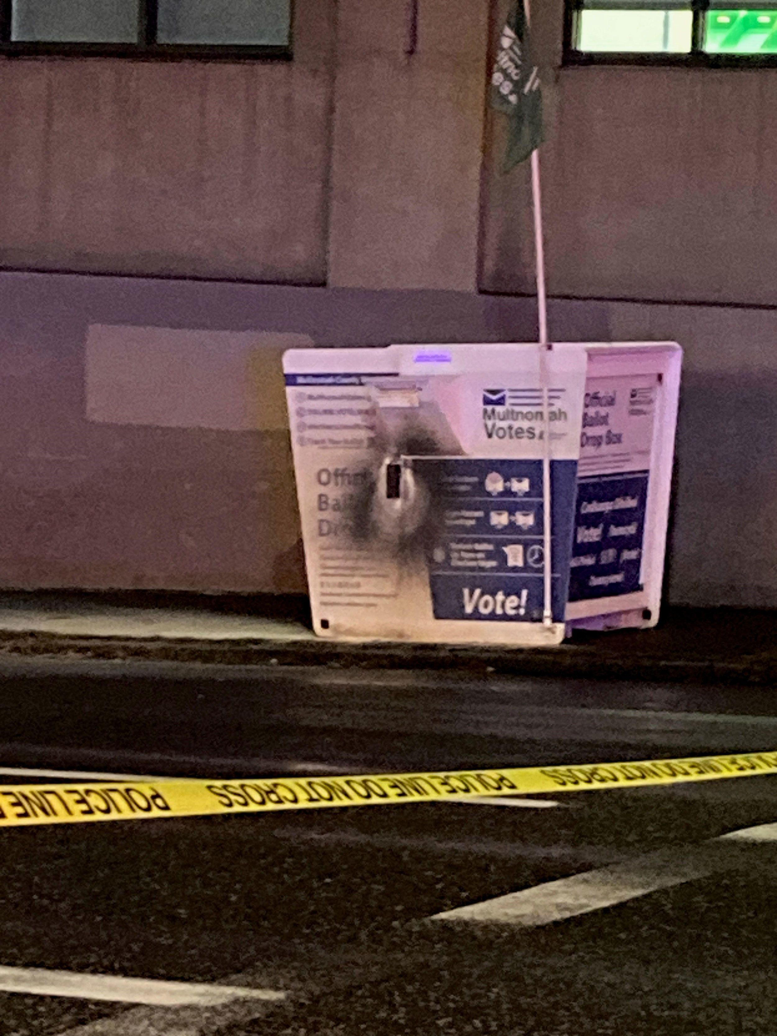 Authorities are investigating fires in ballot drop boxes in Oregon and Washington.