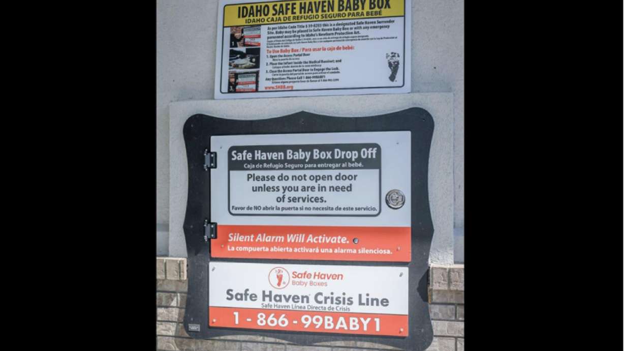 A Safe Haven Baby Box.