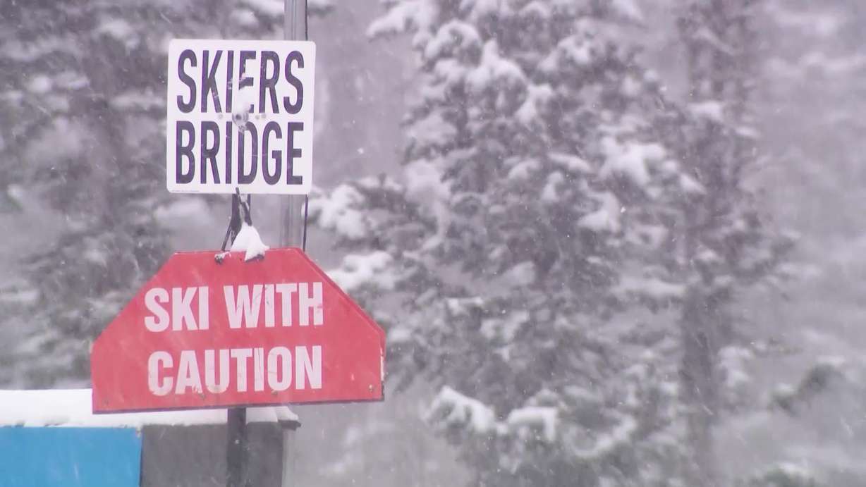 Snow returned to Big and Little Cottonwood canyons on Tuesday.