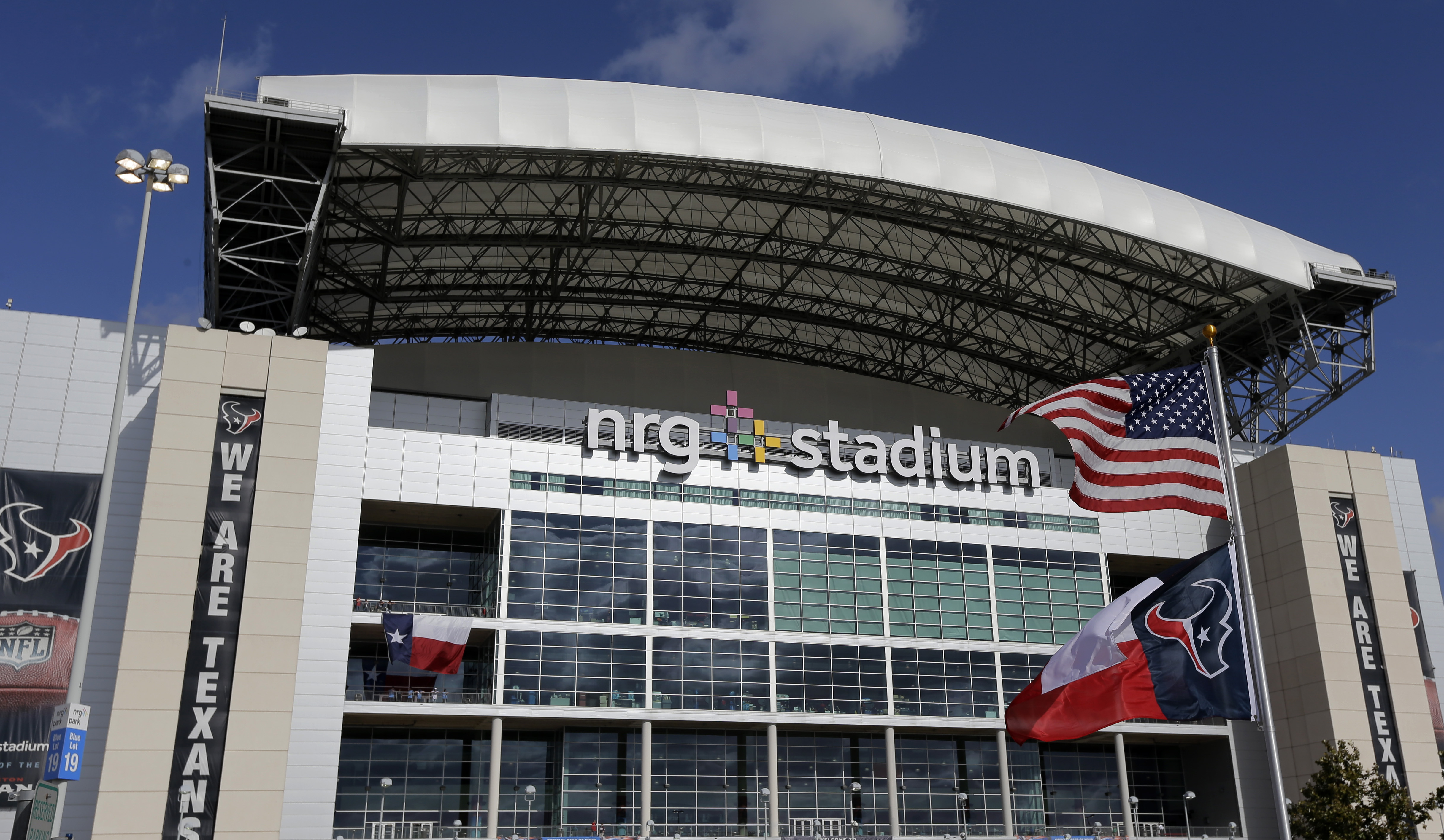 FILE - NRG Stadium is seen before an NFL football game between the Houston Texans and Tennessee Titans, Sunday, Nov. 30, 2014, in Houston. 