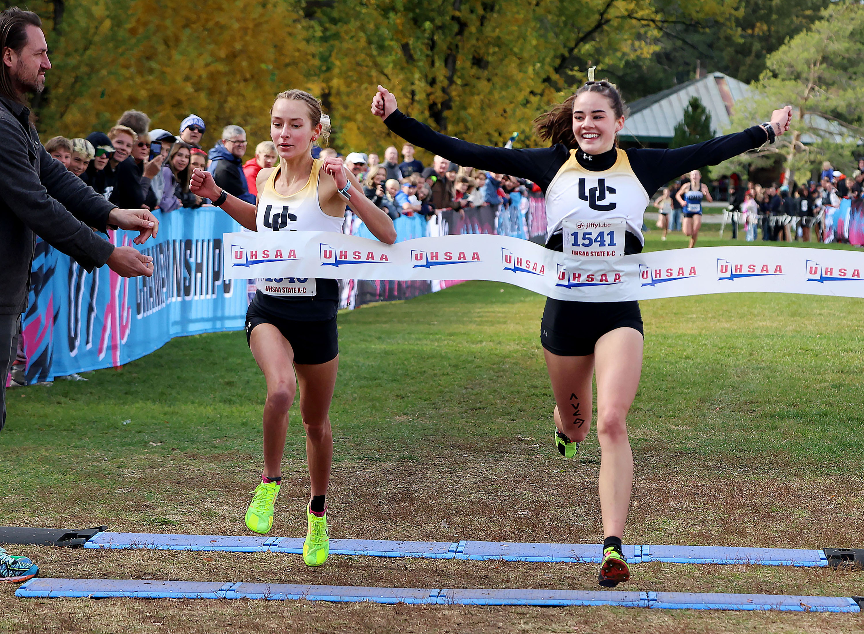 1A, 2A, 3A state cross country: BYU commits, Union teammates finish 1-2 atop 3A girls meet