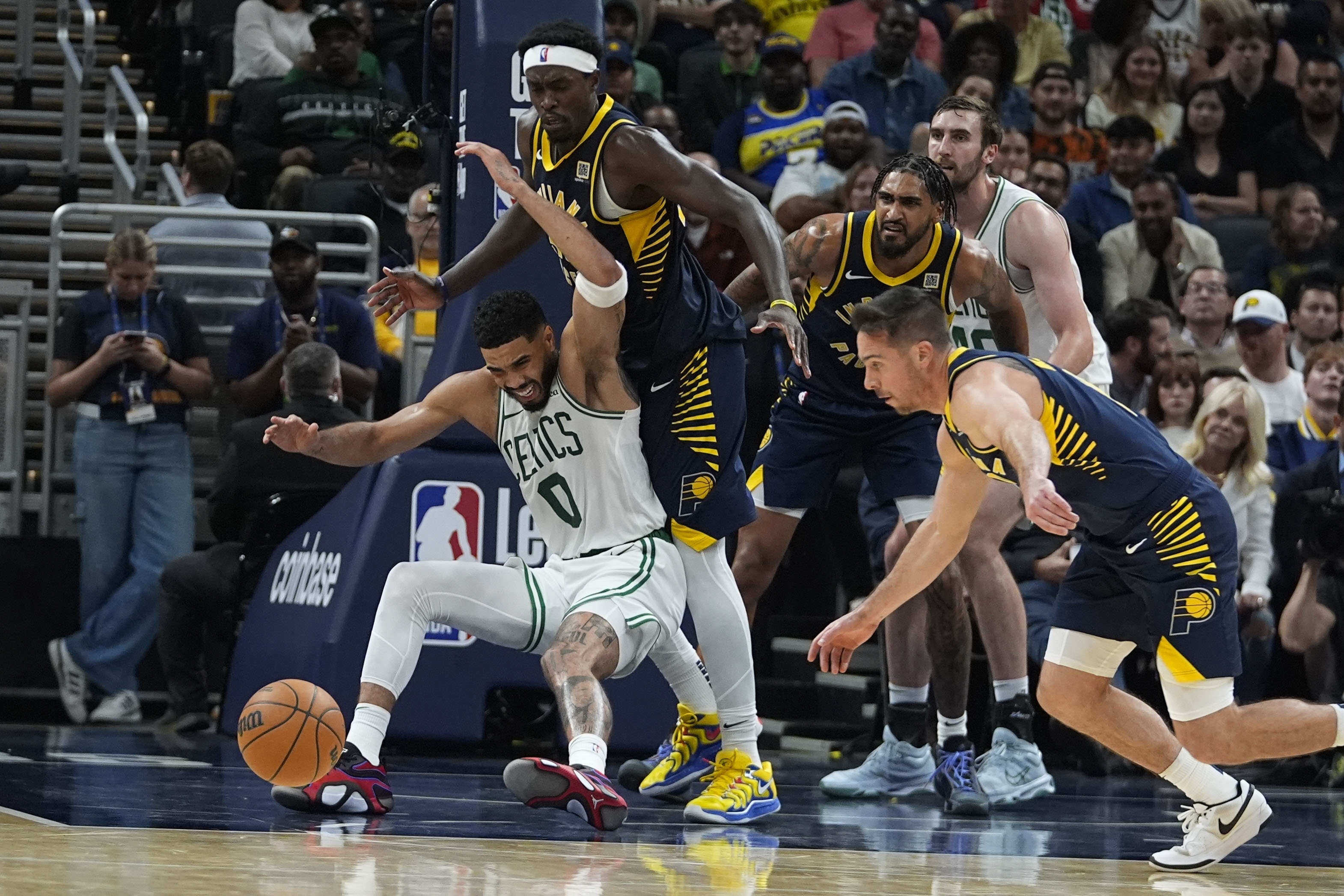 Pascal Siakam scores 29 points and makes tiebreaking 3 to send Pacers past Celtics 135-132 in OT