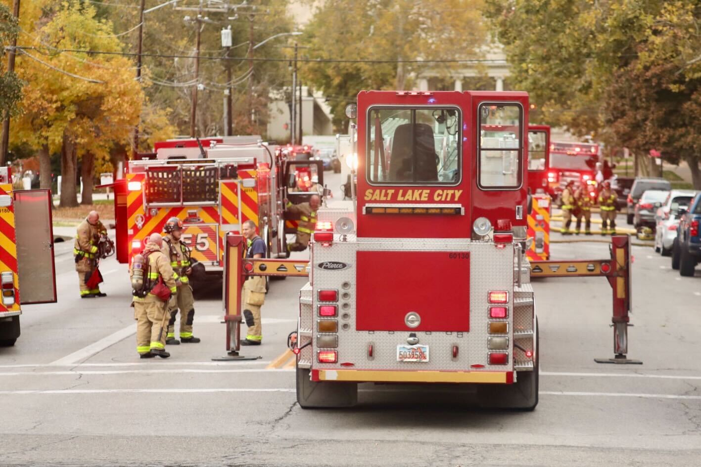 Fire in vacant Salt Lake historic apartment sends 1 to hospital