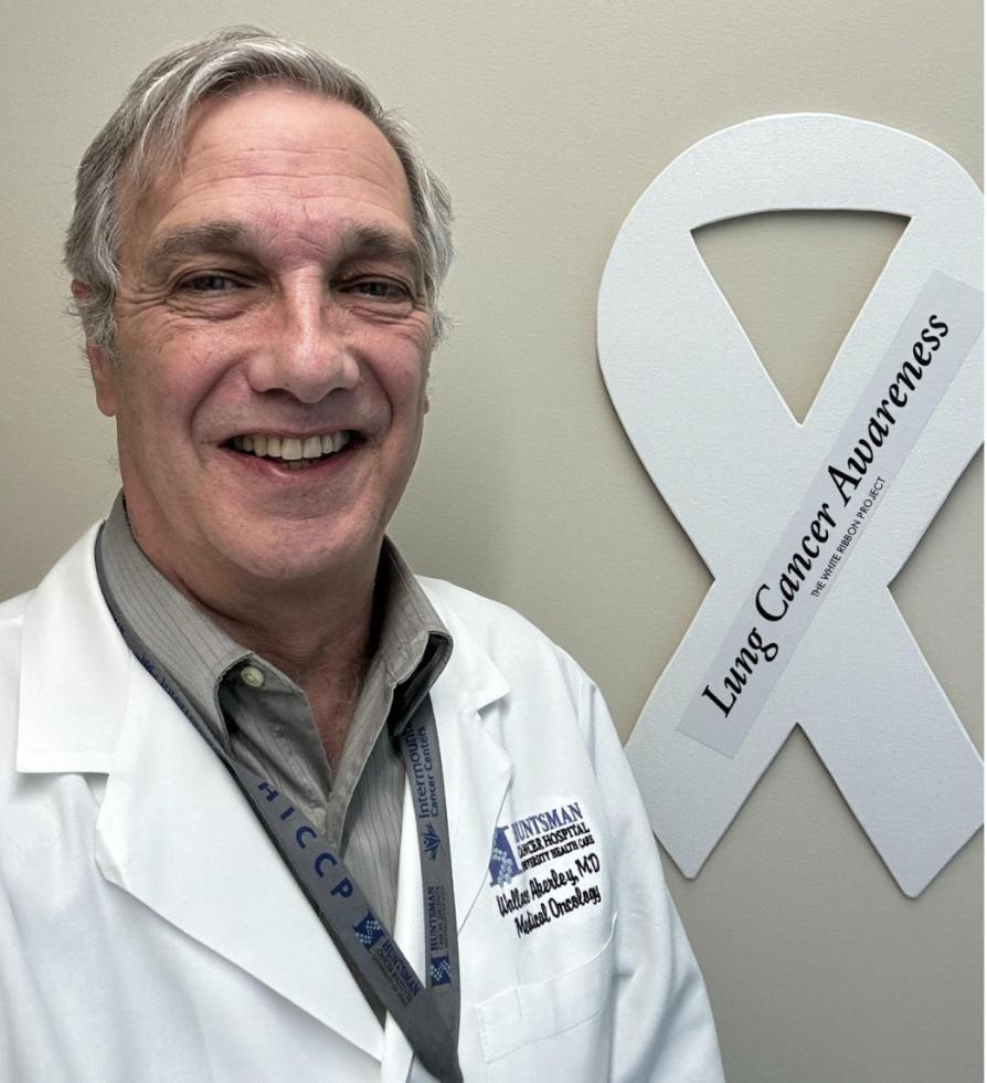 Dr. Wallace Akerley, medical oncologist at the Huntsman Cancer Institute