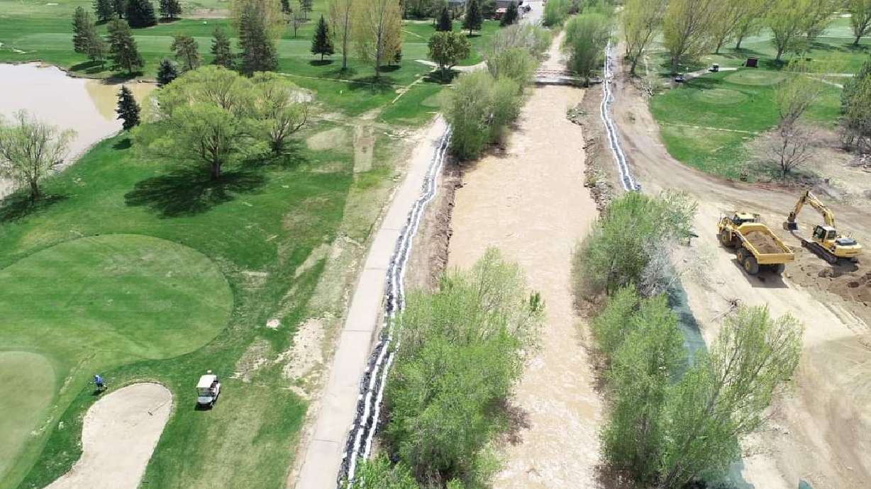 The Spanish Fork River floods in May 2023. The city is set to receive more than a $1 million from the federal government as reimbursement for flood disaster expenses from 2023.