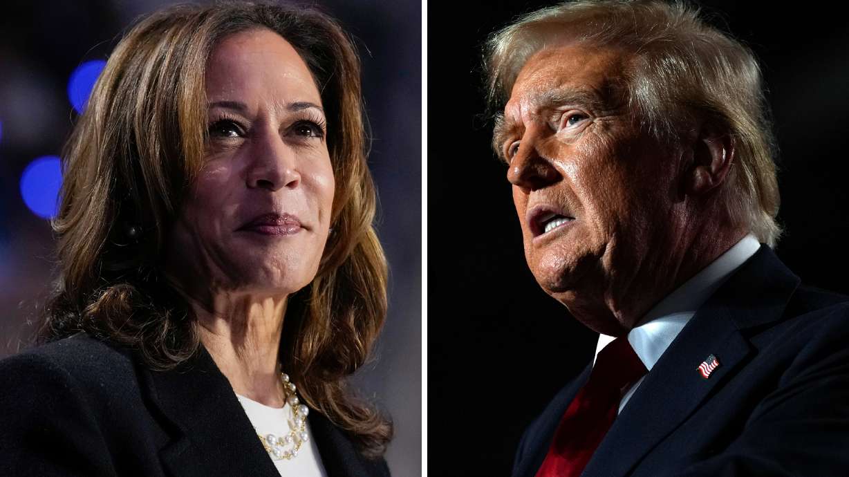 Democratic presidential nominee Vice President Kamala Harris and Republican presidential nominee former President Donald Trump. The two remain in a tight race in seven battleground states, according to the final New York Times/Siena College poll.