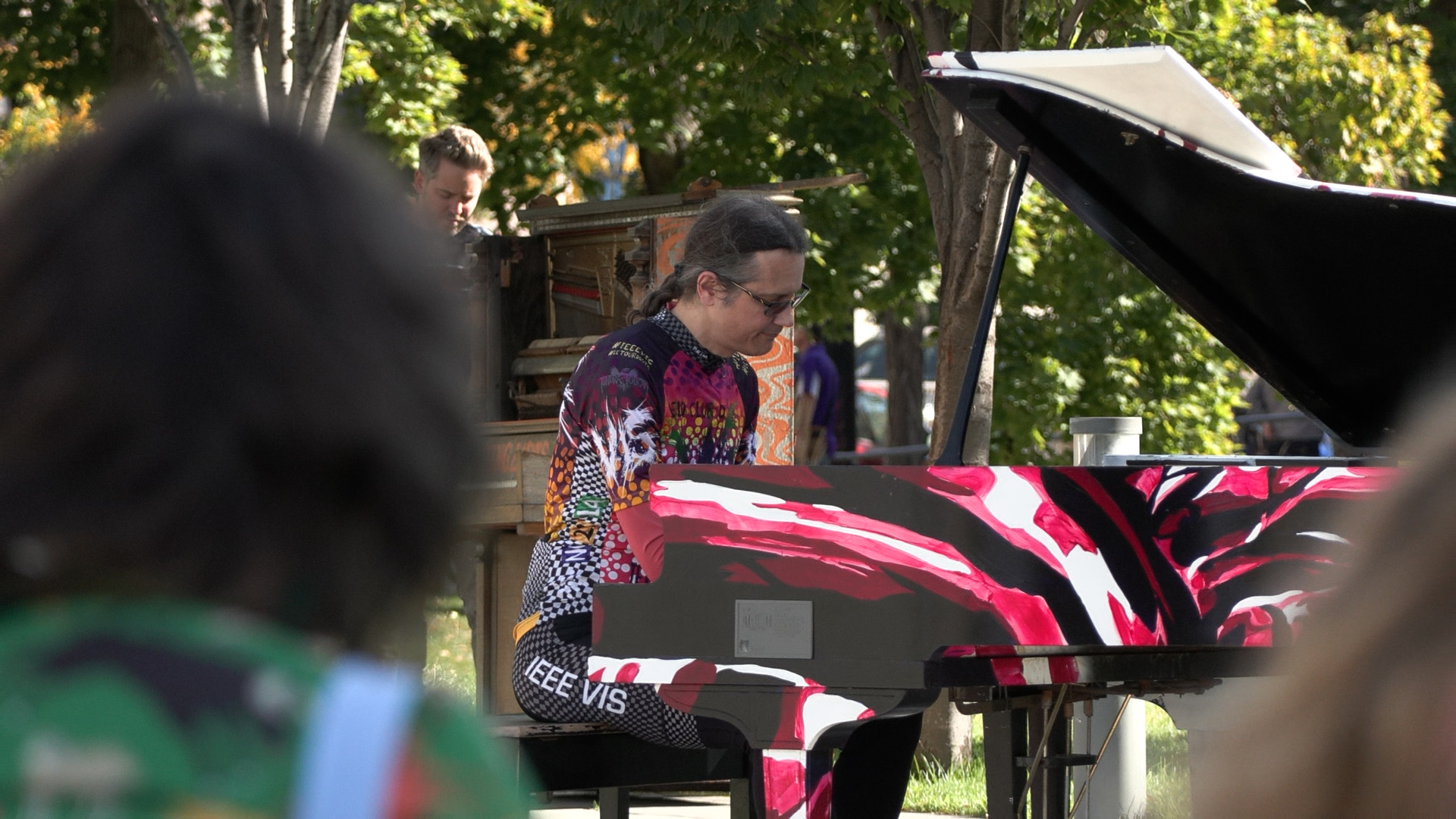 Steven Mueller is always looking for public pianos to play.