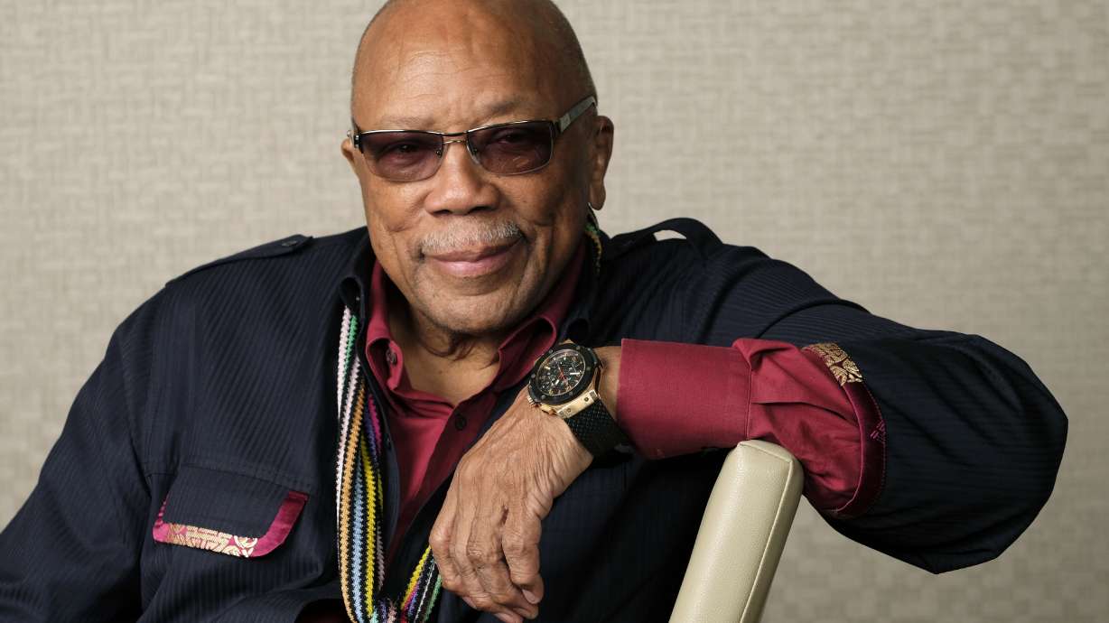 Music producer Quincy Jones poses for a portrait to promote his documentary "Quincy" during the Toronto Film Festival on Sept. 7, 2018, in Toronto. Jones died Sunday night at age 91.