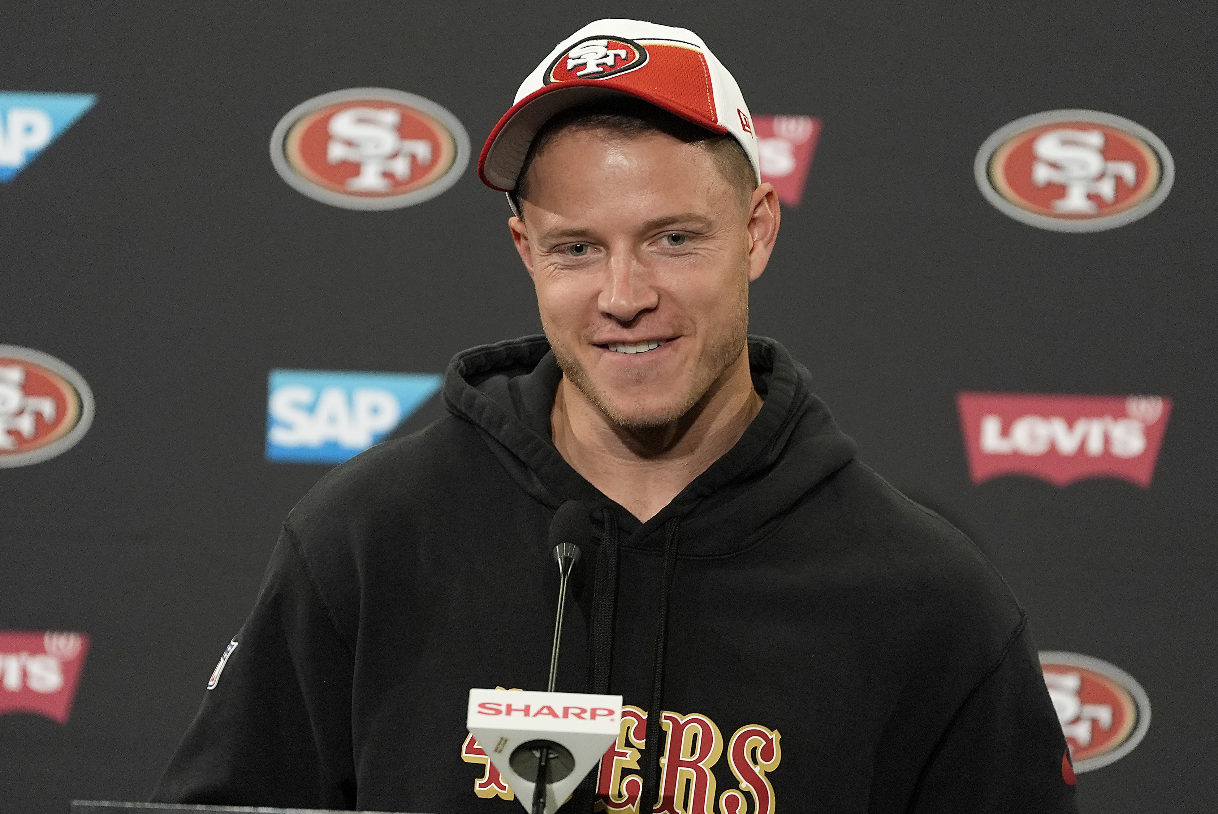 Christian McCaffrey returns to practice for the 49ers from Achilles tendon injury