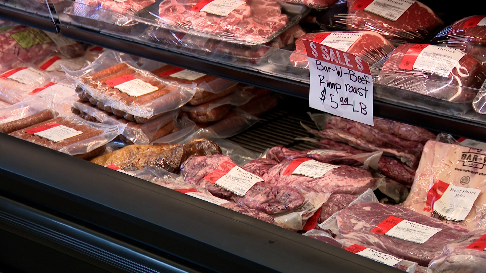 Products are placed for sale at Bar-W in Nephi, Wednesday.