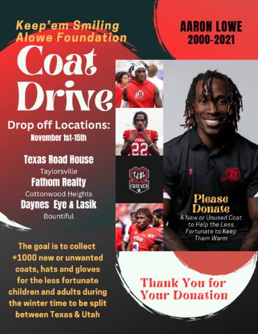 Clothing drive being held for Utes football player killed in 2021