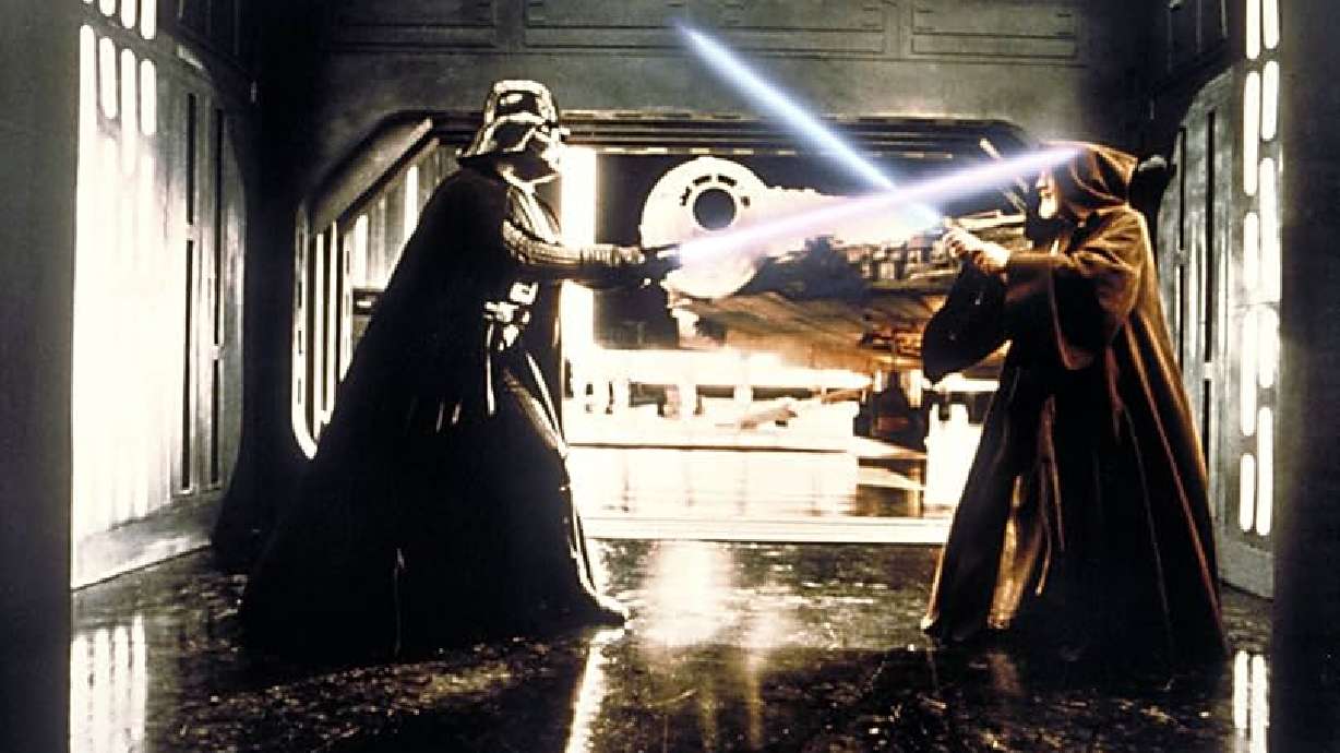 Darth Vader and Obi-Wan Kenobi battle with light sabers in a scene from "Star Wars: Episode IV - A New Hope." It is rivalry week, which means we're all thinking the same thing: What are the greatest movie rivalries of all time? Wait, is that not what you're thinking?