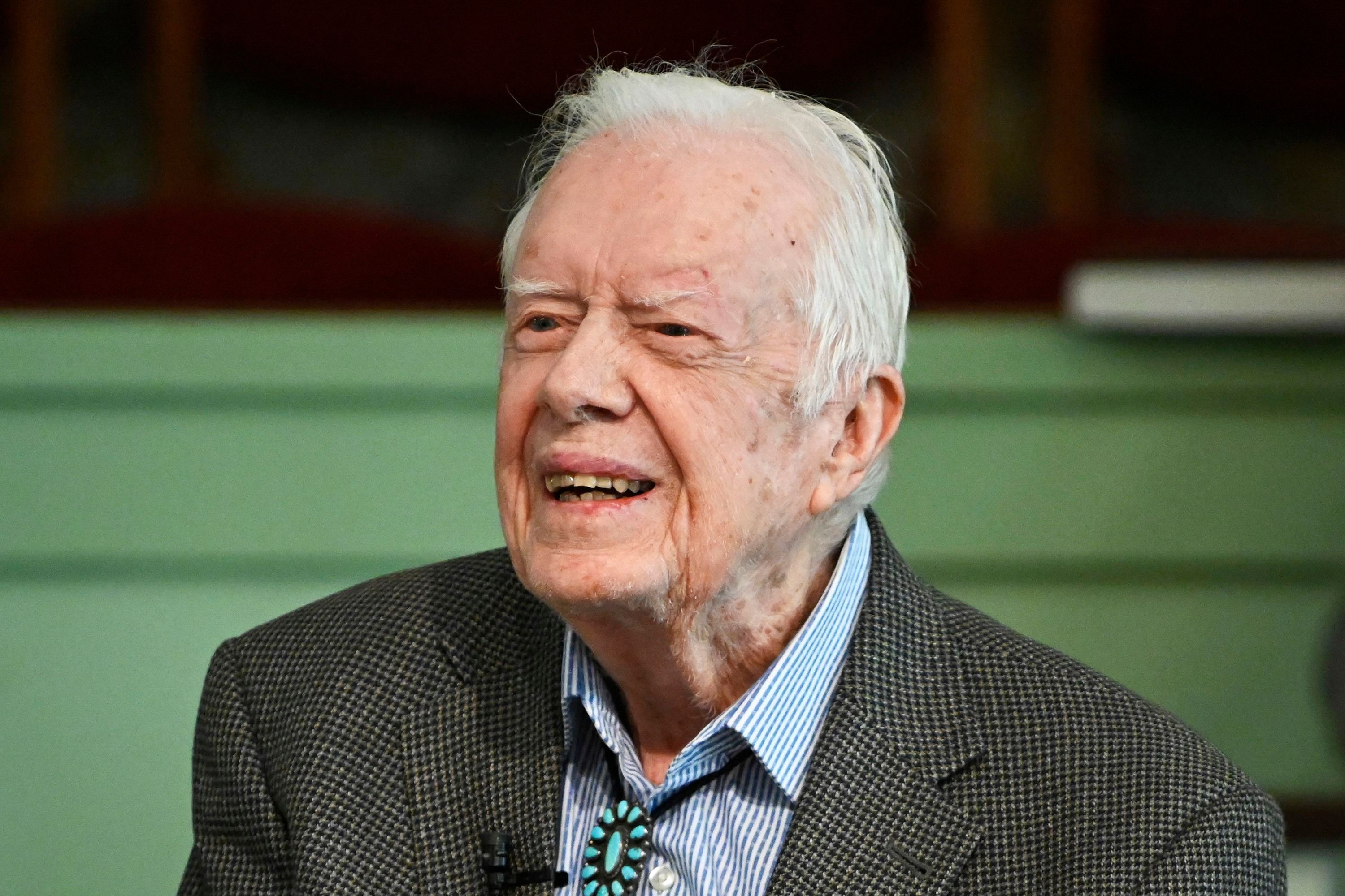 100-year-old Jimmy Carter receives 10th Grammy Award nomination for spoken-word album