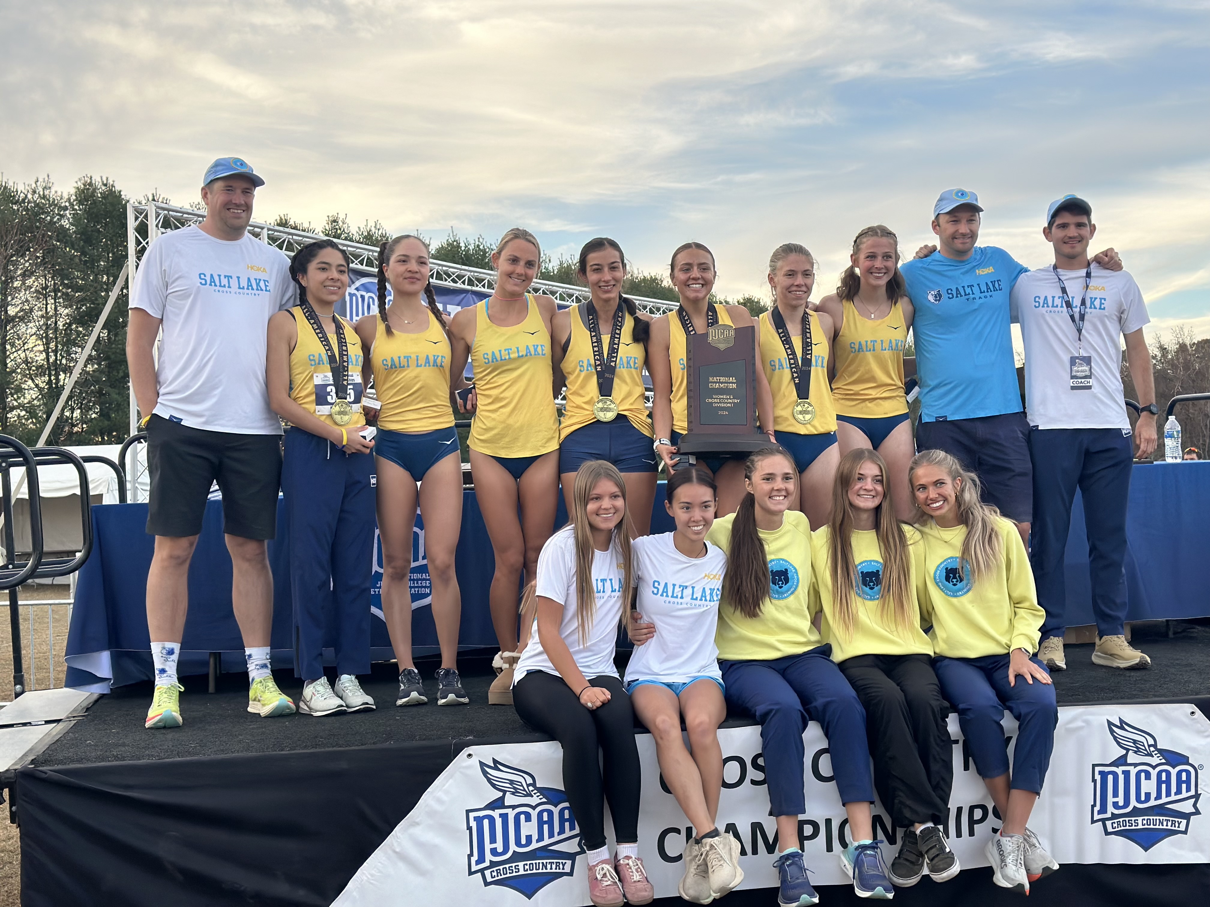 Salt Lake Community College swept the men's and women's NJCAA Division I cross country national championships, Saturday, Nov. 9, 2024, in Richmond, Virginia.