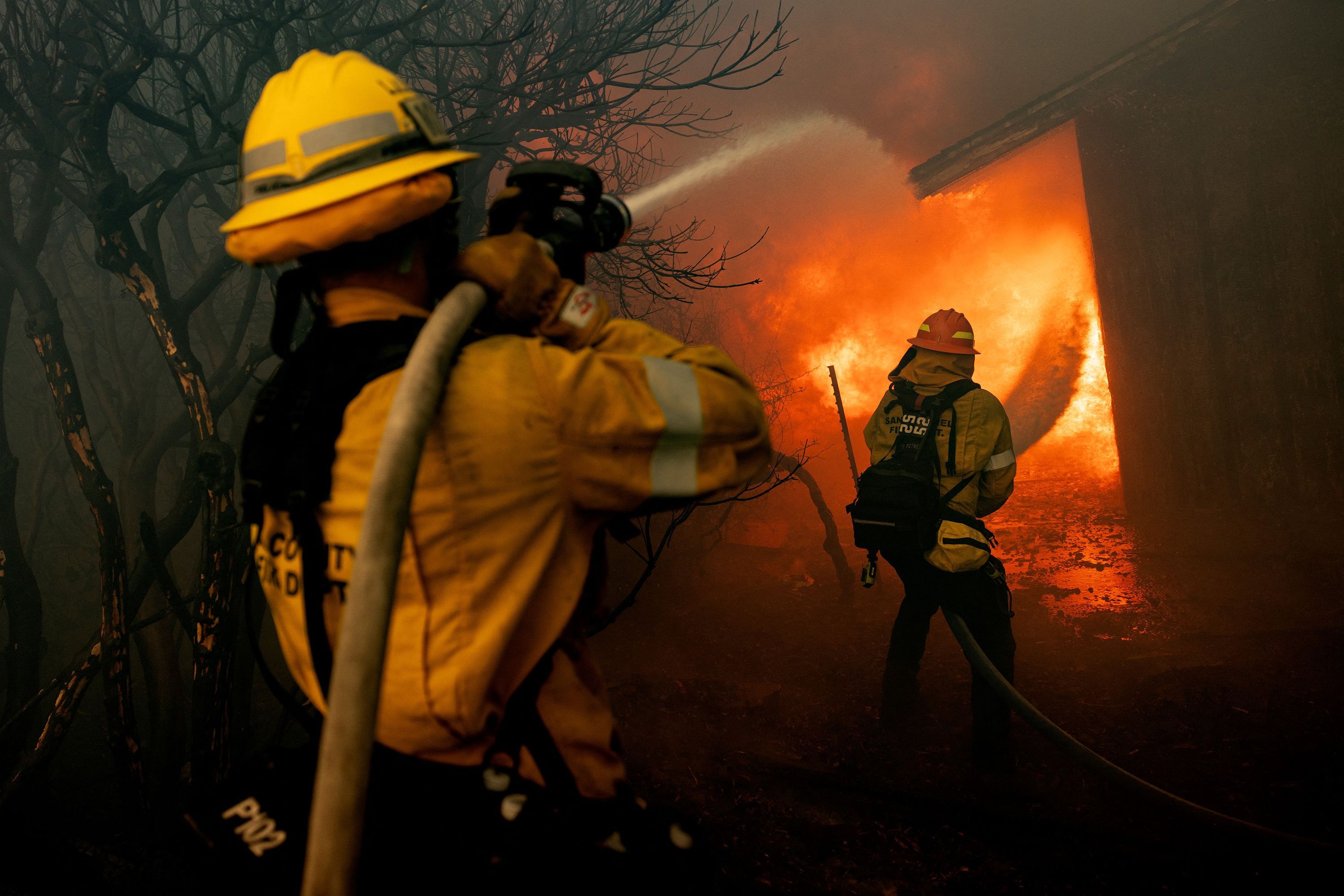 'We barely made it out': Californians desperately flee their homes amid raging wildfires