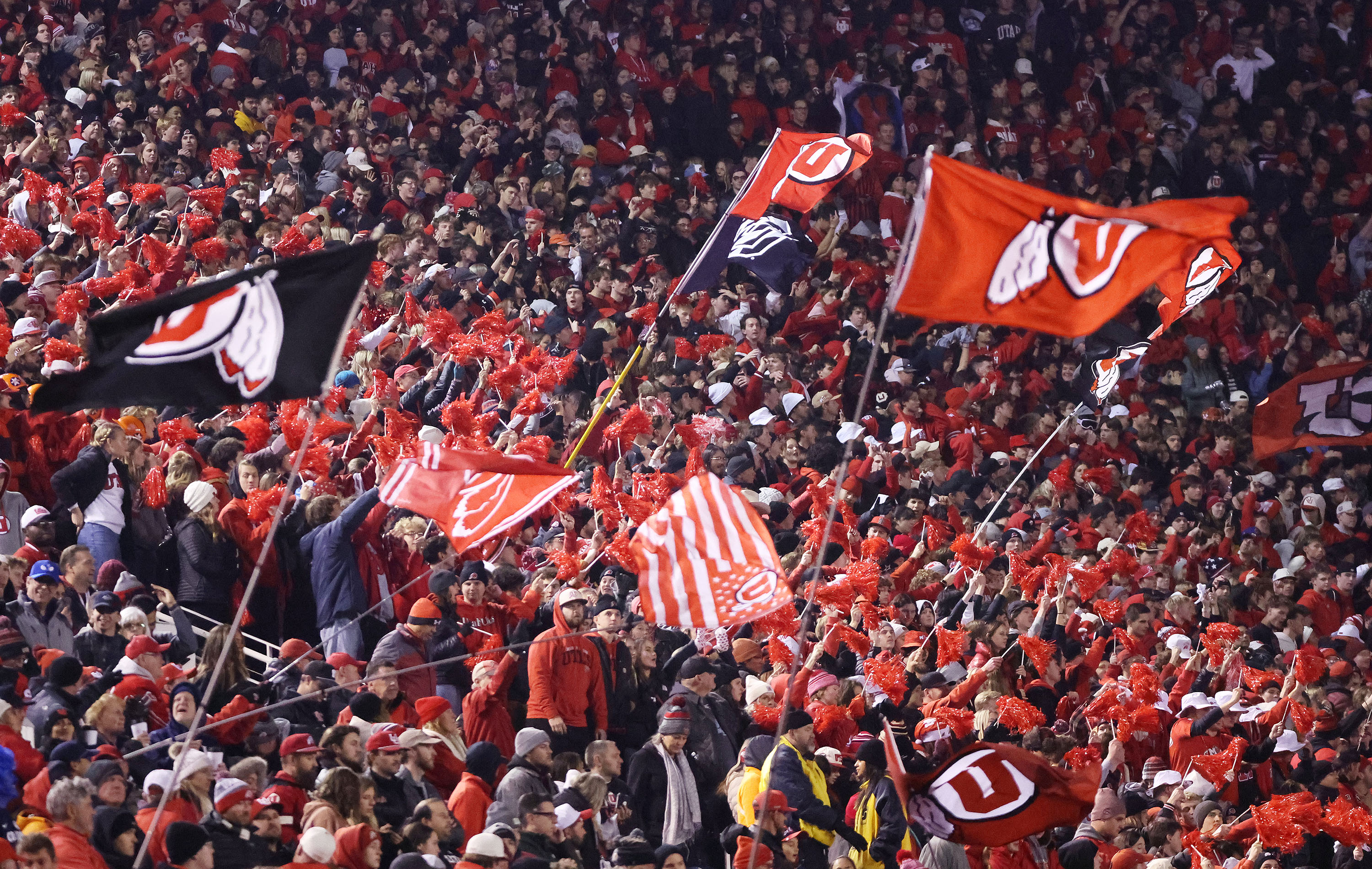 18-year-old arrested after BYU cheer coach struck by water bottle during rivalry football game