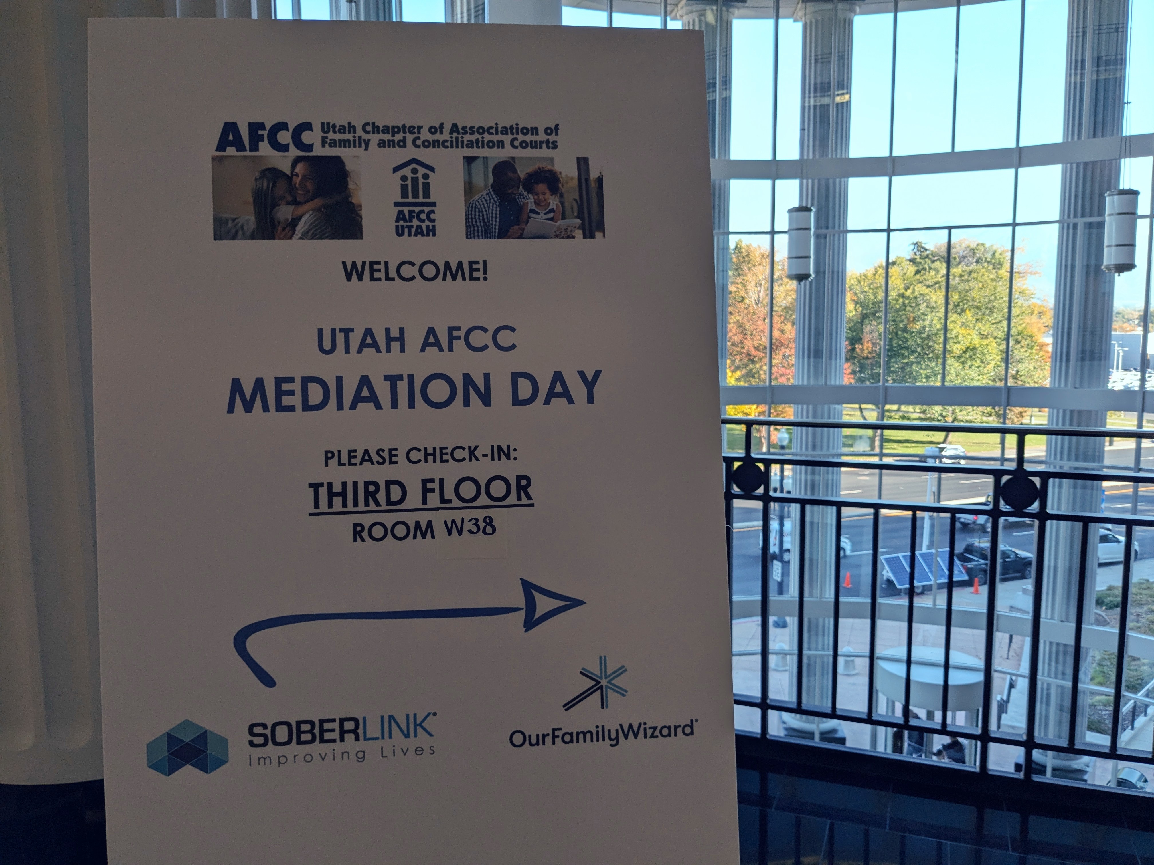 Mediation Day was held at Matheson Courthouse in Salt Lake City last week. The day assists low-income residents with free legal support to resolve any family law cases.