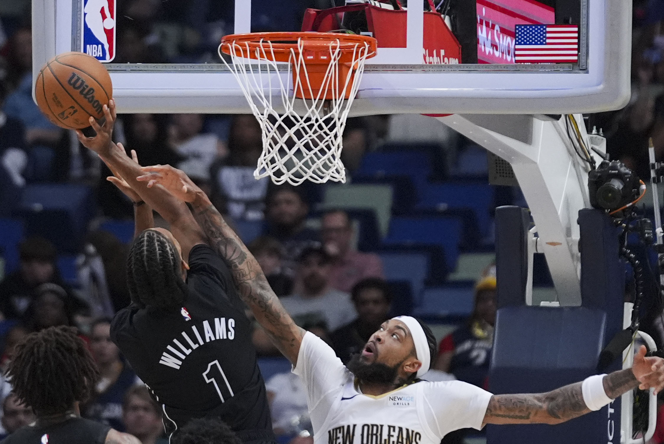 Cam Thomas' late shooting lifts the Nets over the reeling Pelicans, 107-105