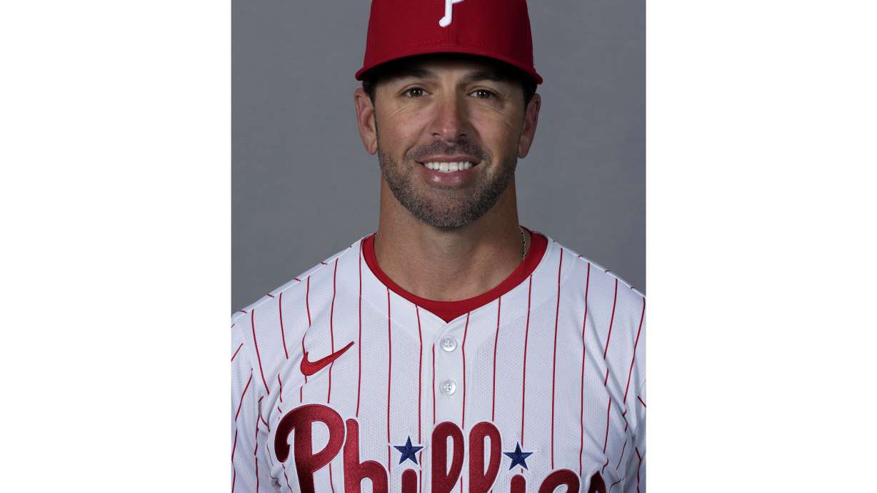 FILE - Brian Kaplan of the Philadelphia Phillies baseball team is seen, Feb. 22, 2024.