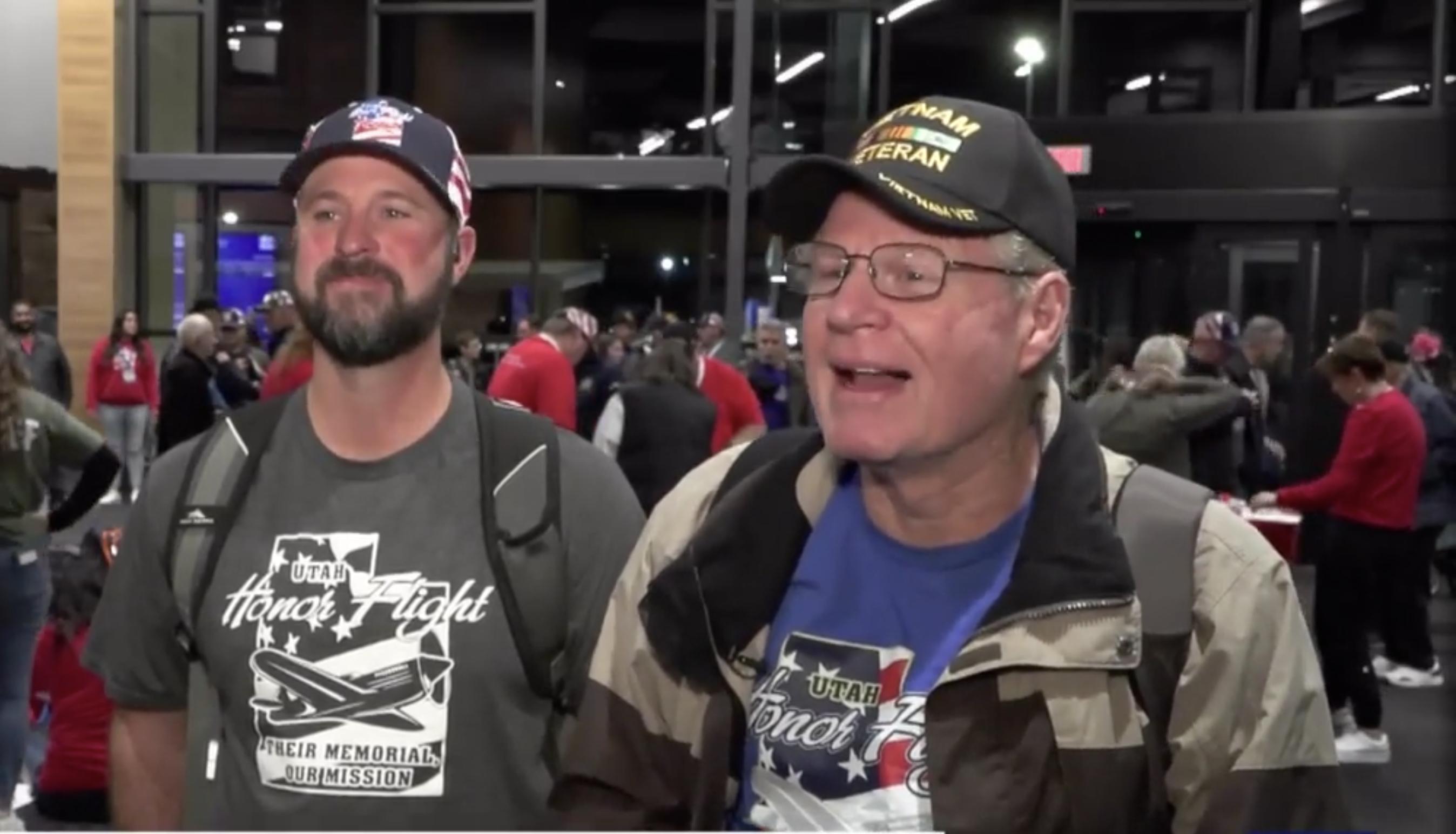 Utah veterans in Washington DC for the Honor Flight Program