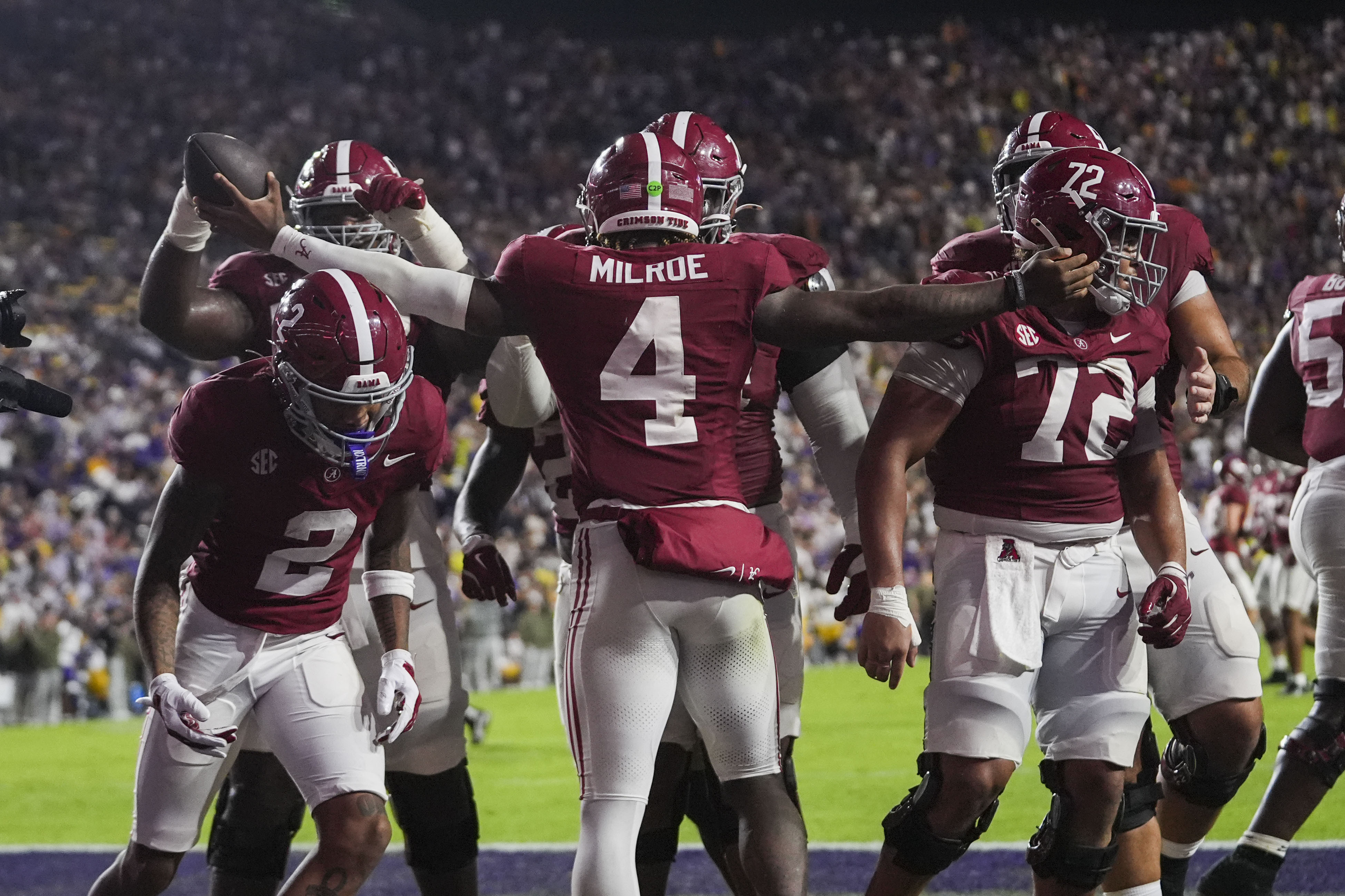 No. 9 Alabama hosts FCS Mercer after big win over LSU