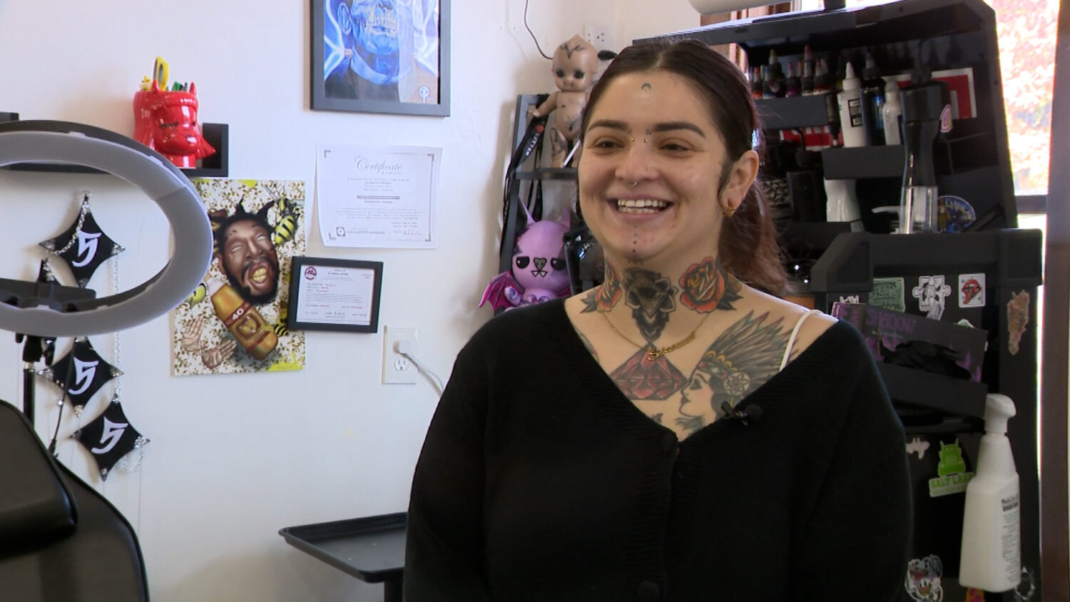 Ses Inks is a tattoo artist at Eminent Ink Tattoos in Midvale. She and her fellow tattoo artists are preparing to host a fundraising event on Saturday to raise awareness about missing and murdered Indigenous women in Utah.