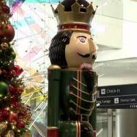 Salt Lake City International Airport decks the halls and terminals for the holidays