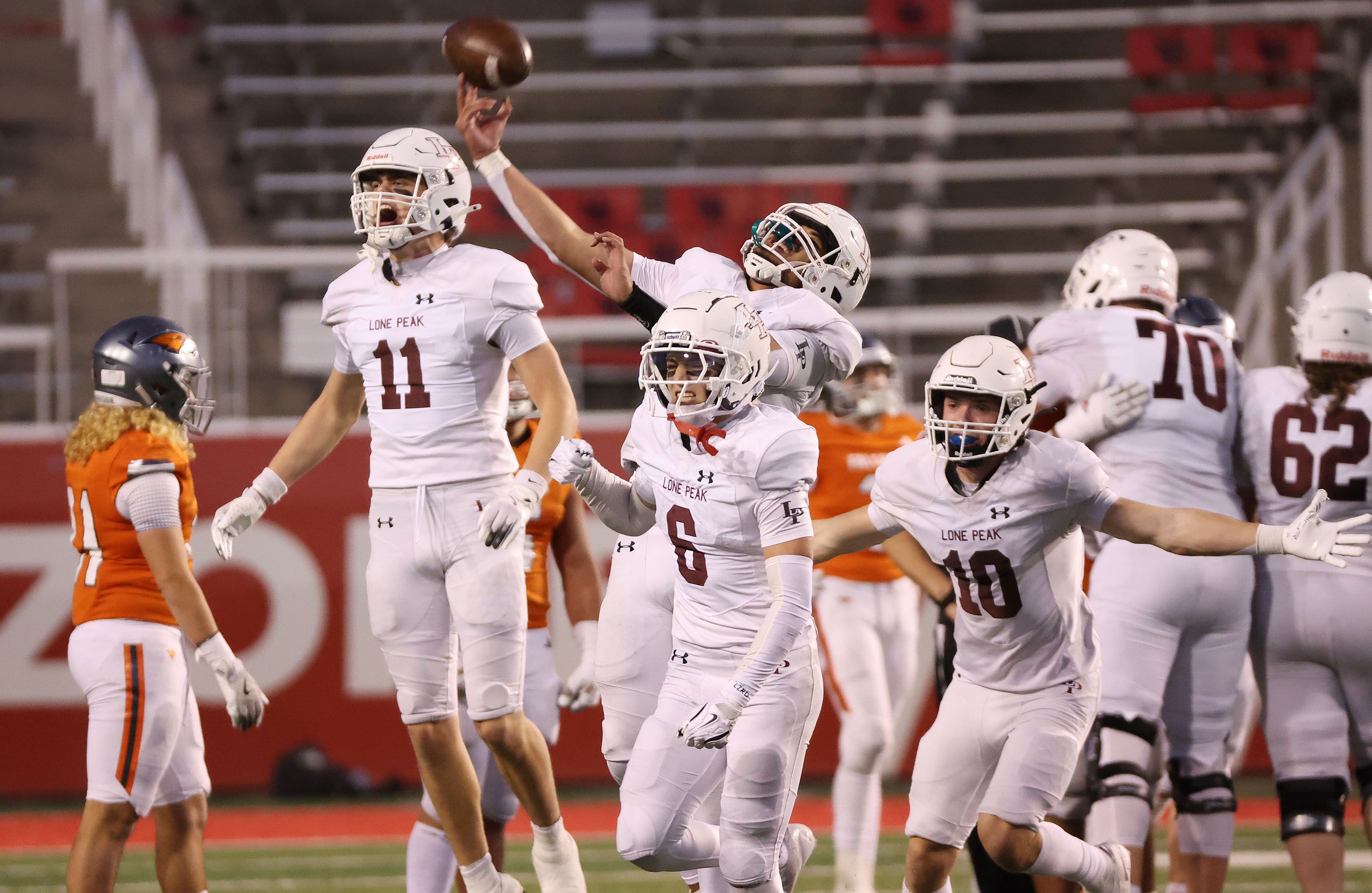 6A playoffs: Lone Peak advances to title game with a 28-21 win over Skyridge