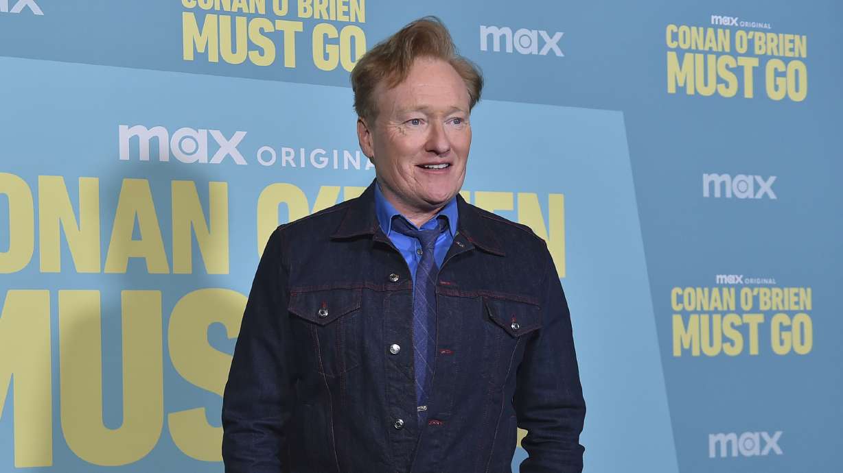 Conan O'Brien attends an event for "Conan O'Brien Must Go" in Los Angeles on April 16. O'Brien has been picked to host the Oscars on March 2, 2025.
