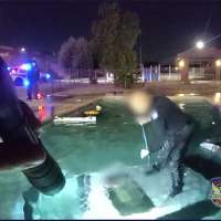 Have You Seen This? Police save man from submerged car