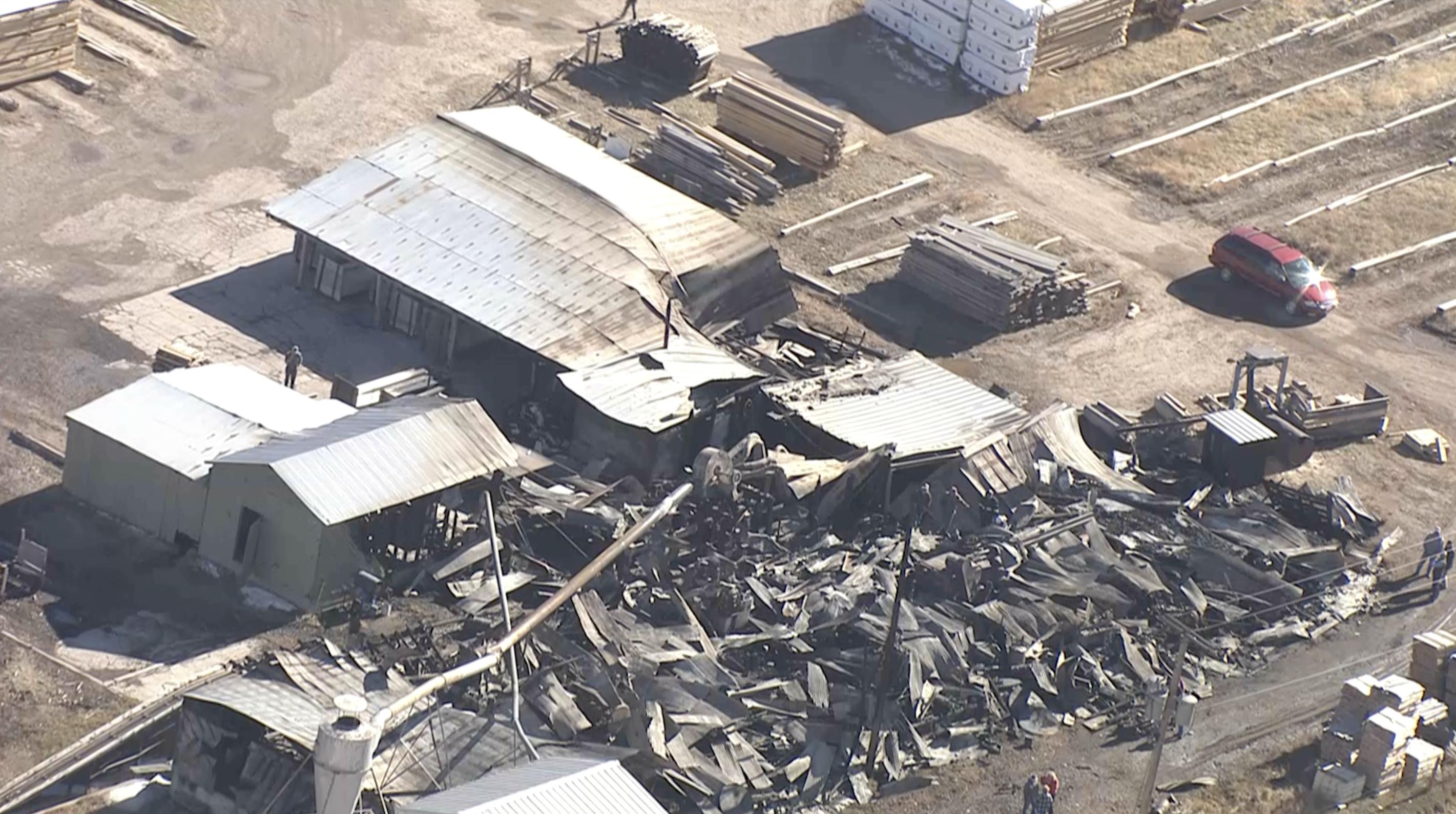 80-year-old family sawmill destroyed by fire