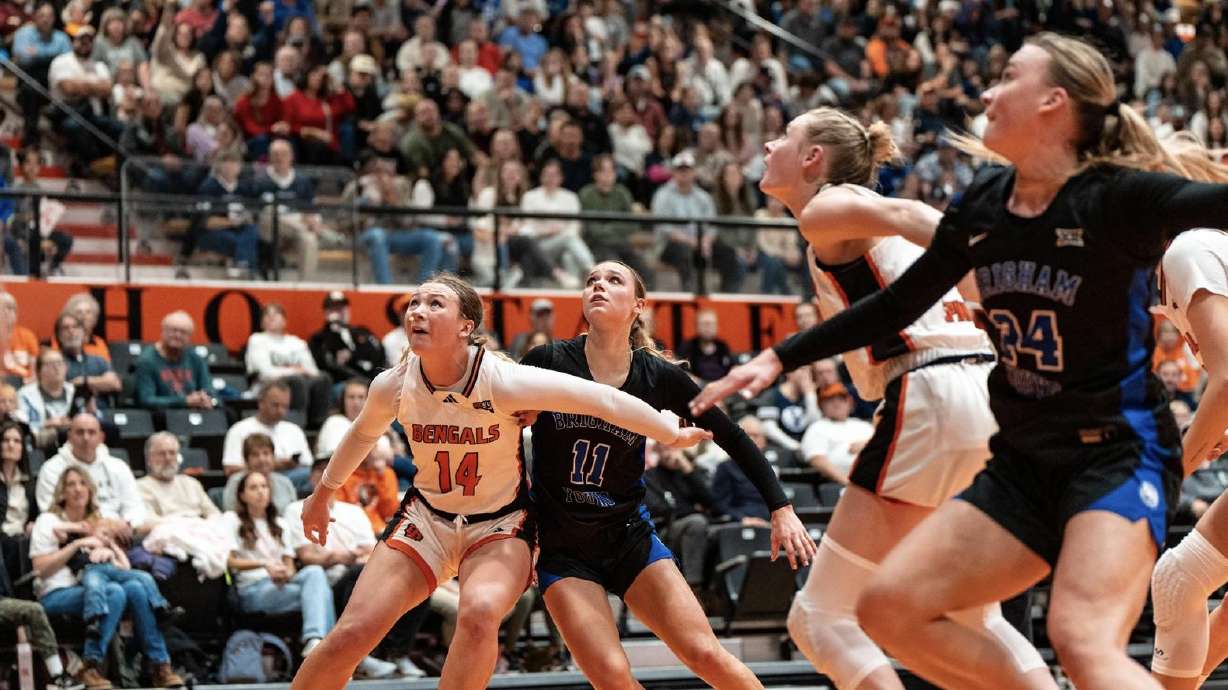 Delaney Gibb scored 15 of her 22 points in the second half — including three of her four 3-point makes — to help the BYU women's basketball team pull past Idaho State 77-69 for a 4-0 start Saturday night.