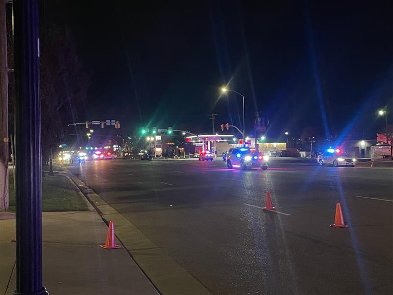 Police investigate after a 70-year-old man was hit and killed while trying to cross 3500 South at 1940 West in West Valley City on Sunday. Police say the driver of the car that hit him fled the scene.