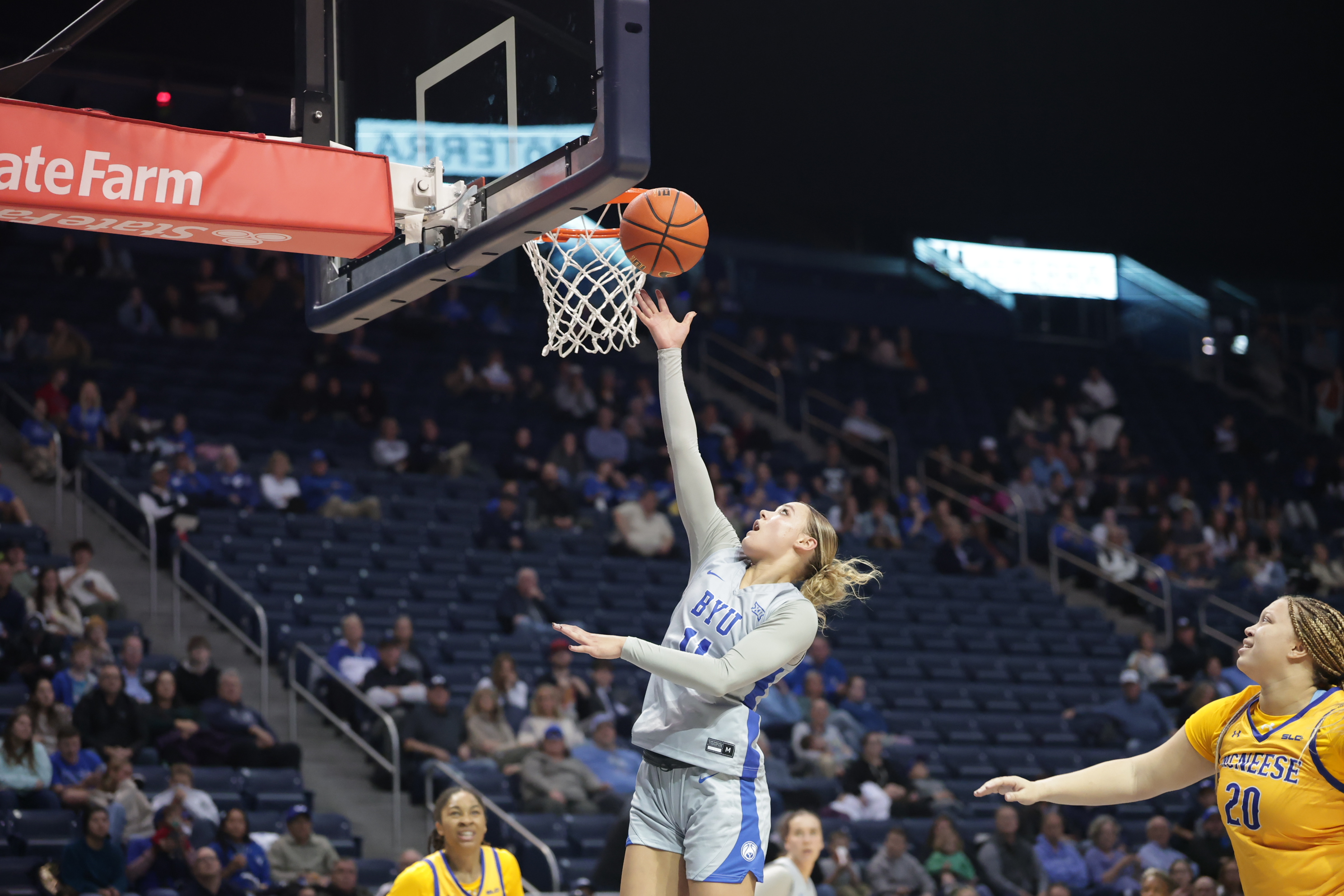 5 in double figures help BYU women pull past McNeese for 5-0 start