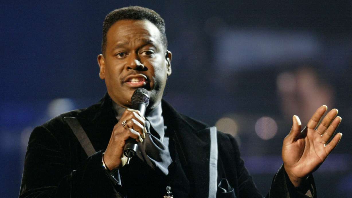 Singer Luther Vandross sings in Los Angeles, Jan. 9, 2002. A musical gem was recently uncovered from the vaults of the Luther Vandross Estate — a soulful, never-before-heard rendition of The Beatles' song "Michelle."