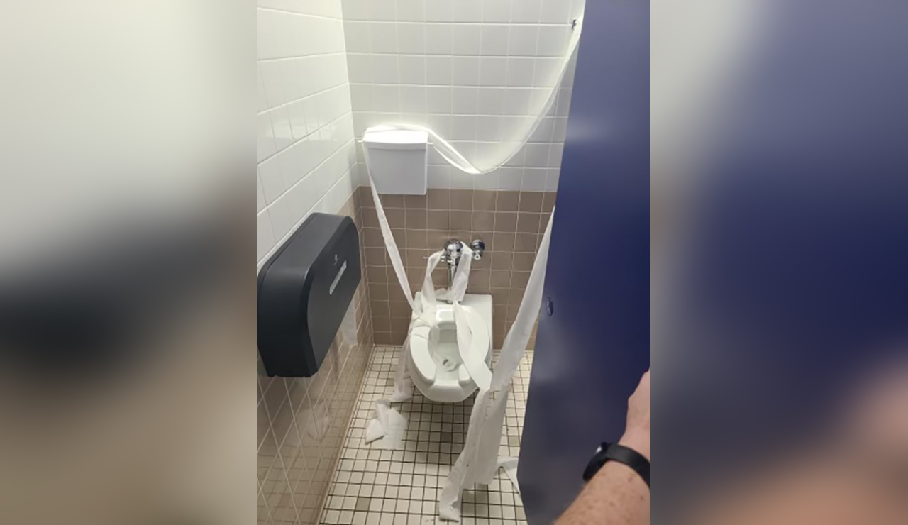 Vandalism takes place in bathrooms at high schools in the Granite School District.