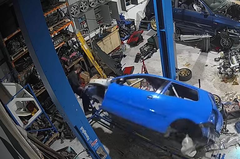 Have You Seen This? Amateur mechanic gets flipped