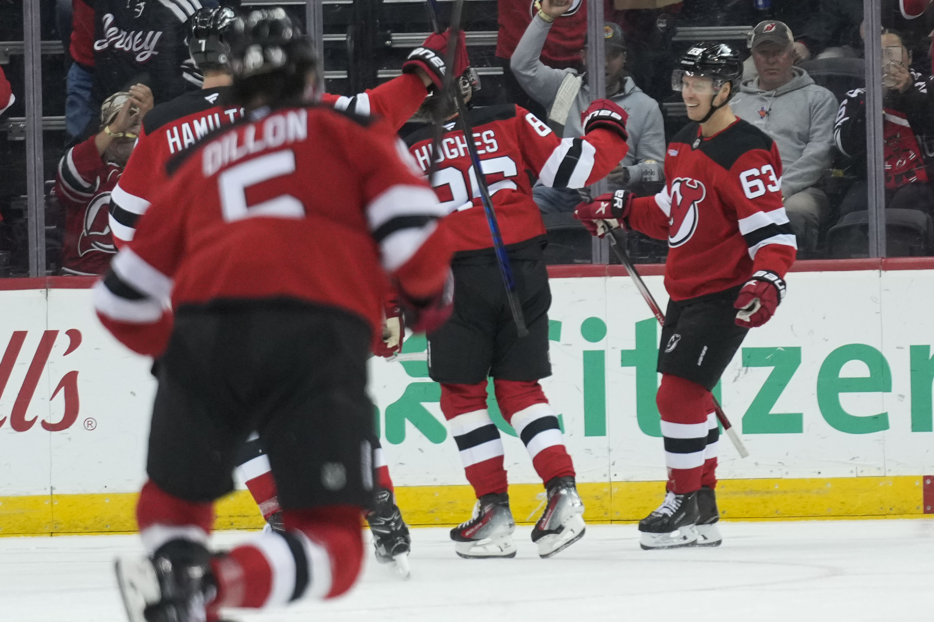 Bratt scores 2 goals, assists another in Devils' 4-2 win over Hurricanes