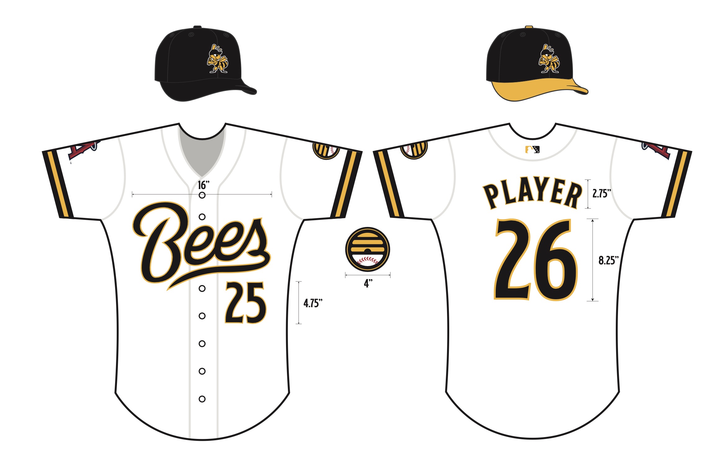How Salt Lake Bees picked new colors, jerseys and logos as part of major brand 'refresh'