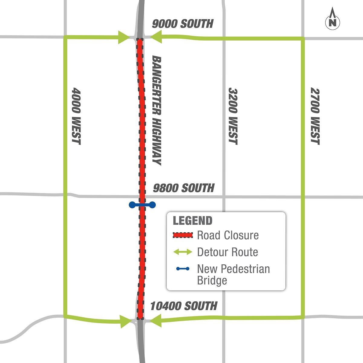 Weekend Bangerter Highway closures expected in South Jordan, Taylorsville