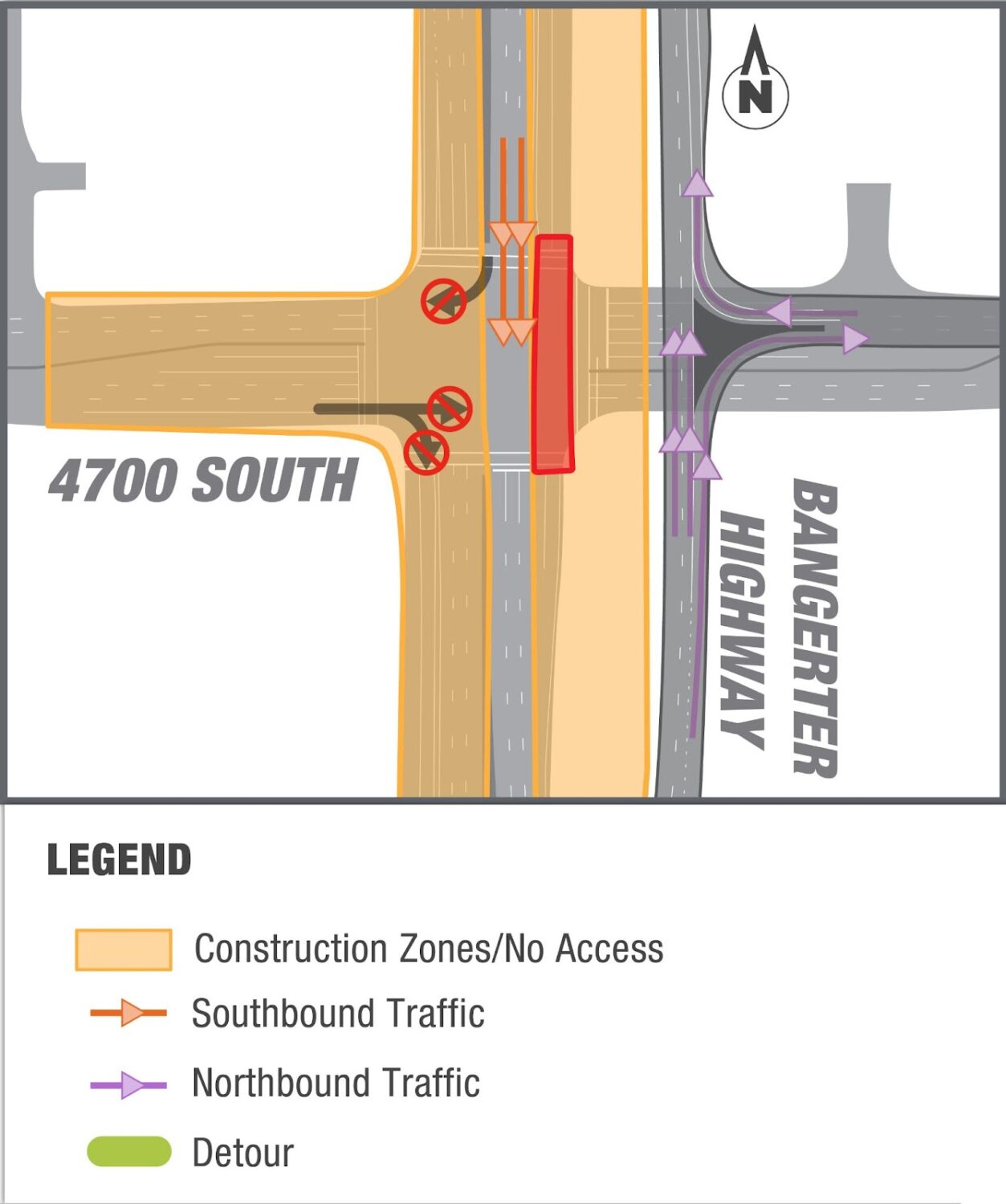 Weekend Bangerter Highway closures expected in South Jordan, Taylorsville