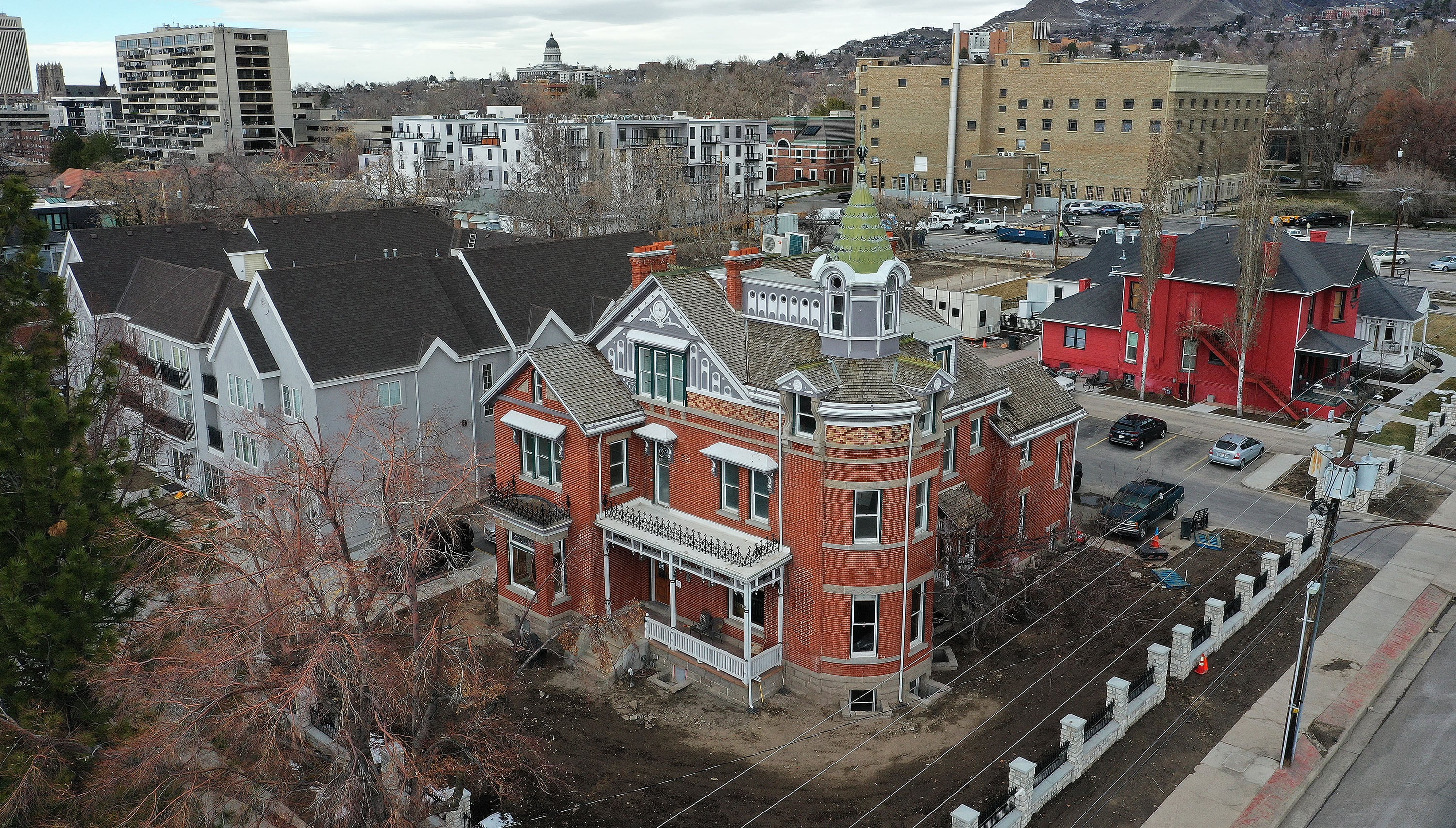 The Other Side Academy campus in Salt Lake City is seen on March 29, 2023. The organization works with former prisoners hoping to rehabilitate their lives.