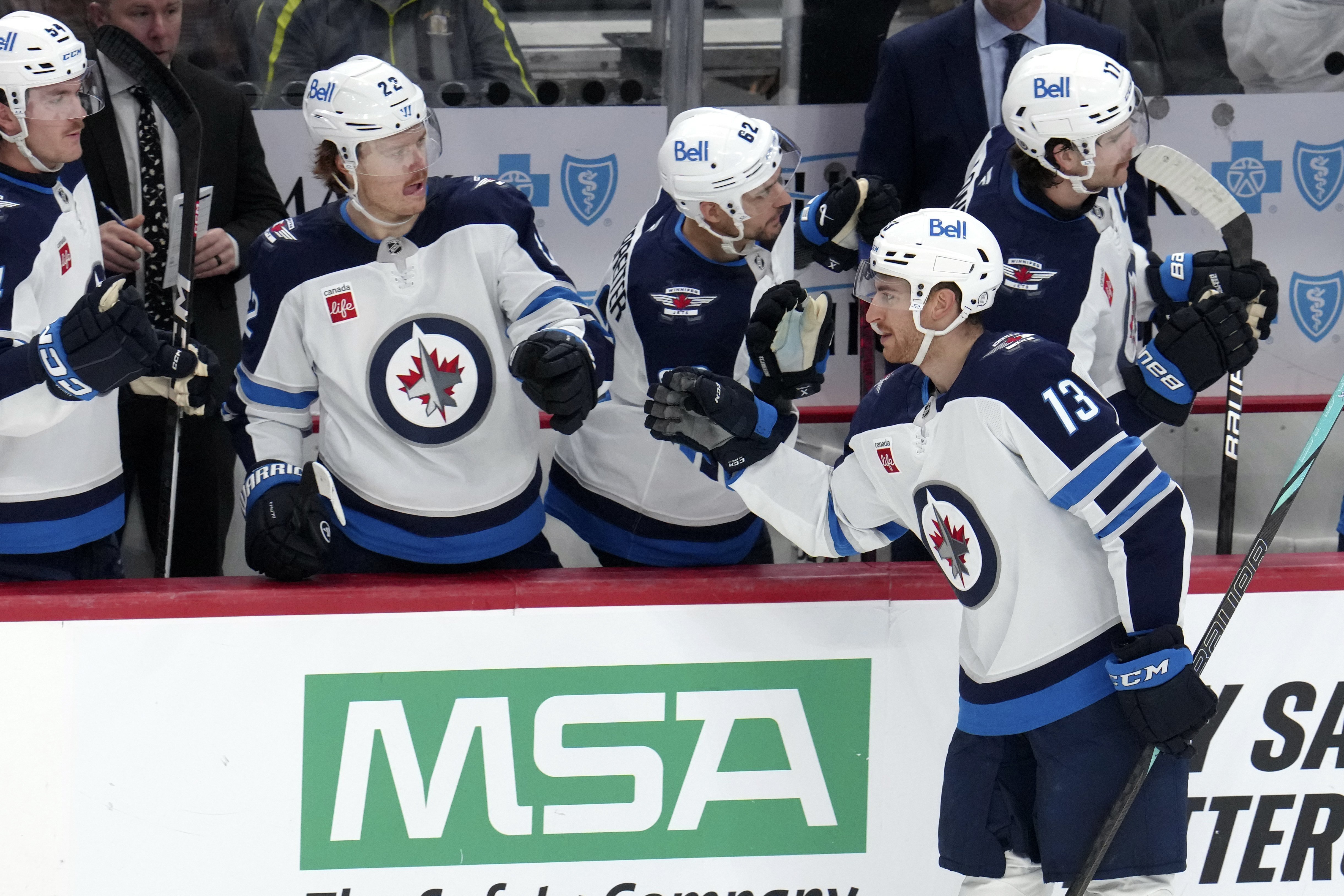 Connor has goal and assist as Jets beat Penguins 4-1