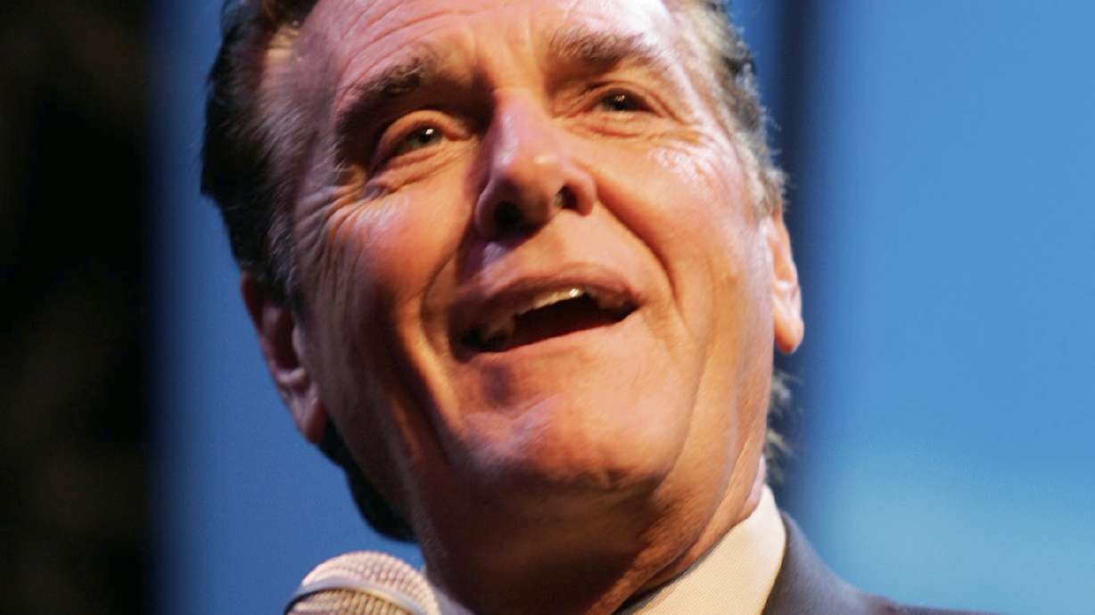 Chuck Woolery hosts a special premiere of the "$250,000 Game Show Spectacular" at the Las Vegas Hilton Oct. 13, 2007, in Las Vegas. Woolery has died.