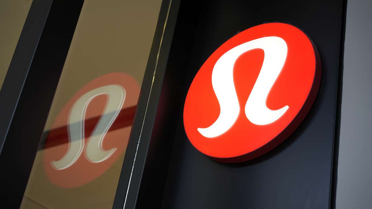 The Lululemon logo is displayed on a Lululemon store in Pittsburgh, June 3. A couple from Connecticut was charged in Minnesota as part of a shoplifting ring that stole $1 million in goods nationwide from the company.