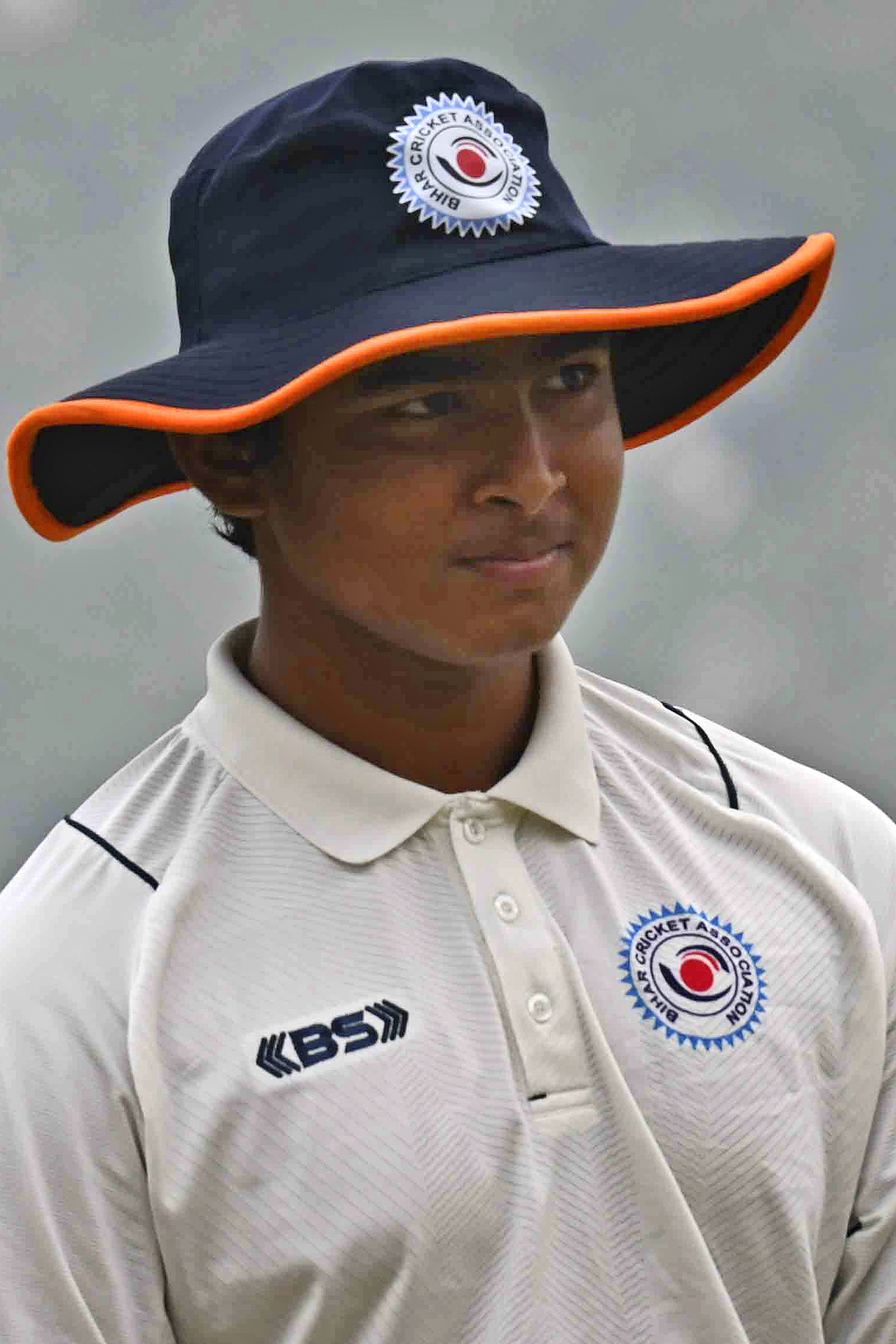 Vaibhav Suryavanshi, one the the youngest Indian cricket player to earn an Indian Premier League contract after Rajasthan Royals (RR) signed for approximately Indian rupees 1.10 crore or USD $ 130481, poses for a photograph during local Ranji Trophy cricket league, in Patna, India, Saturday, Jan. 6, 2024. 