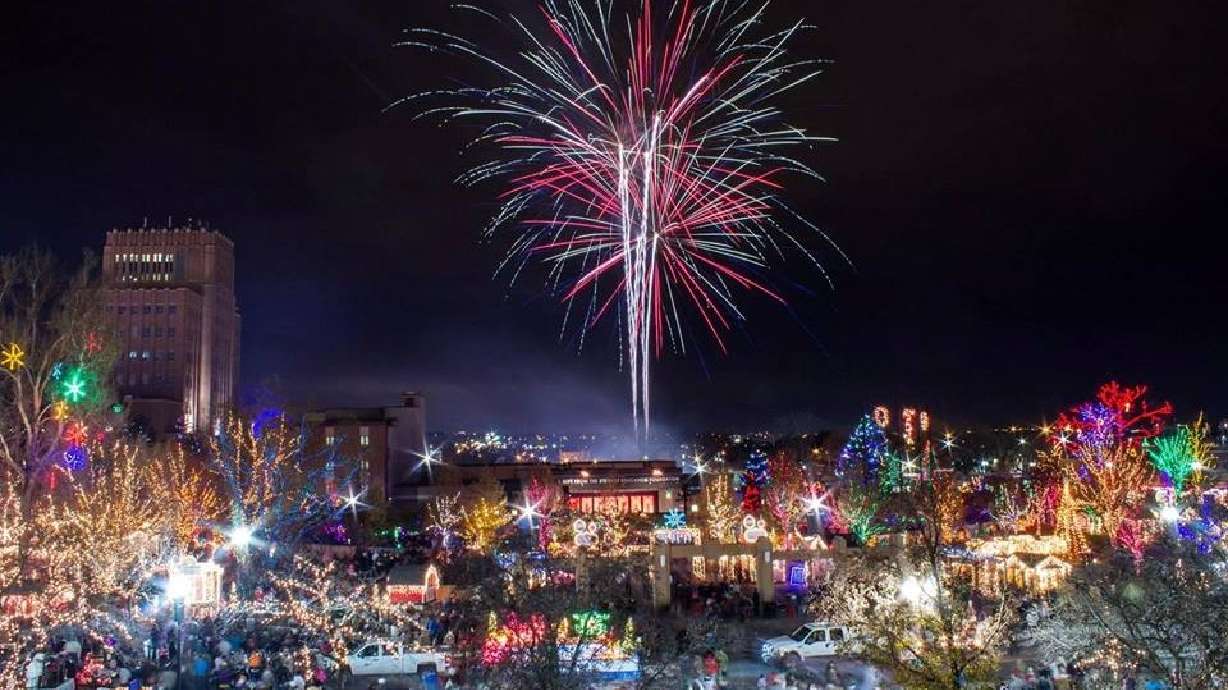 Christmas Village in Ogden, shown in this undated photo, opens this year on Saturday.