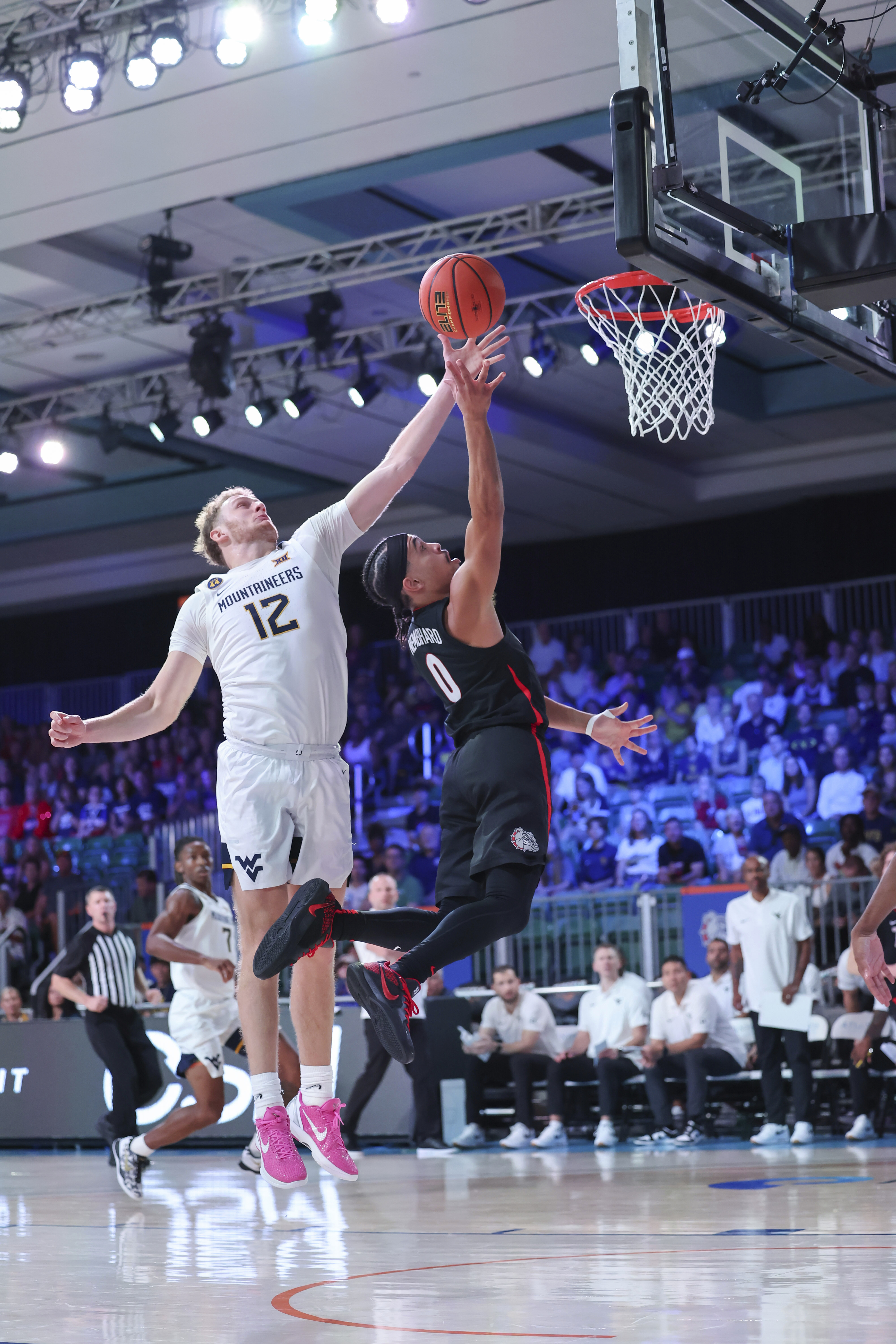 West Virginia knocks off No. 3 Gonzaga 86-78 in overtime in the Battle 4 Atlantis