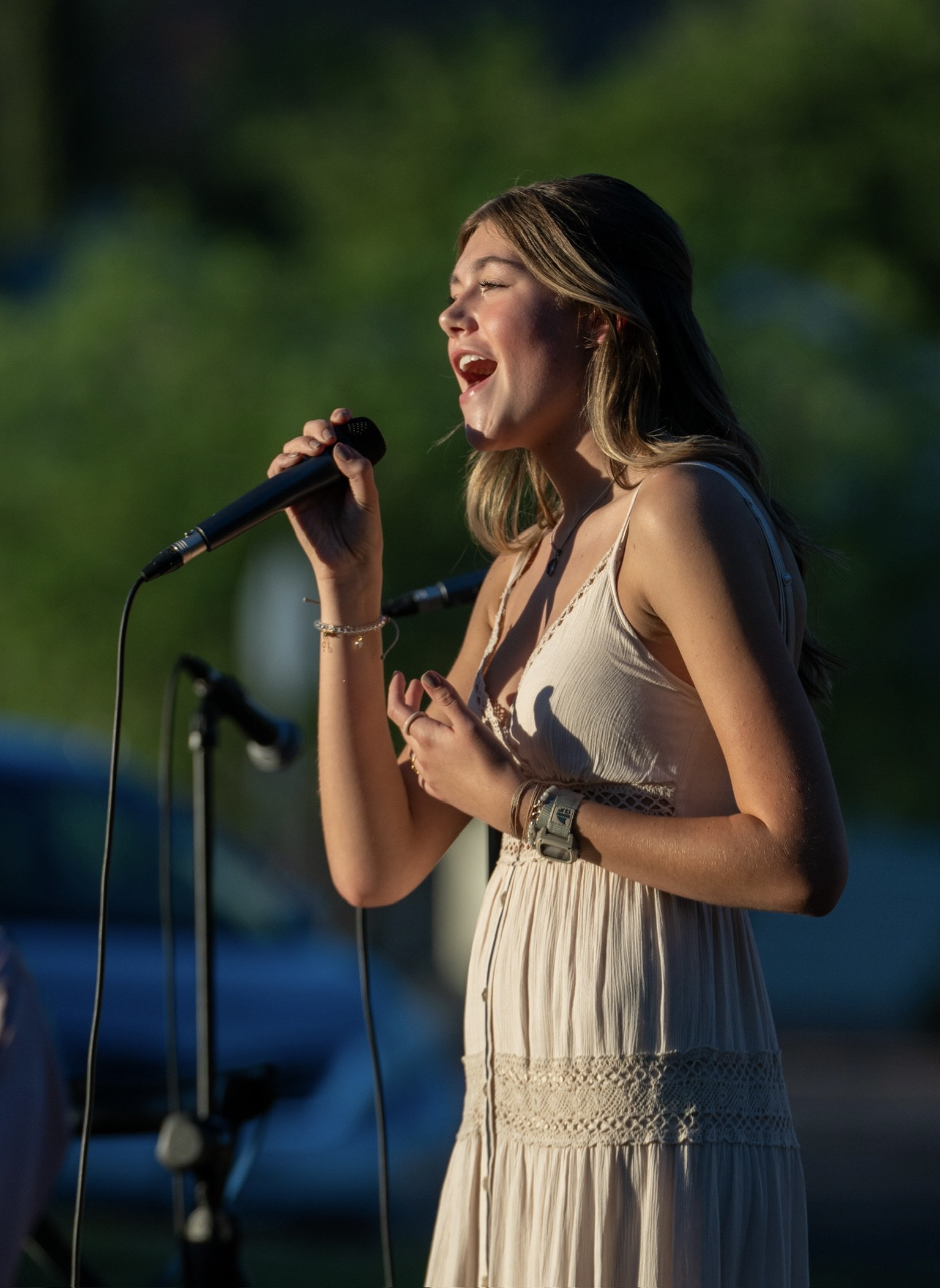 Roxie Sparling performs at the Shannon Rae Vocal Studio’s Praise Concert in downtown St. George.