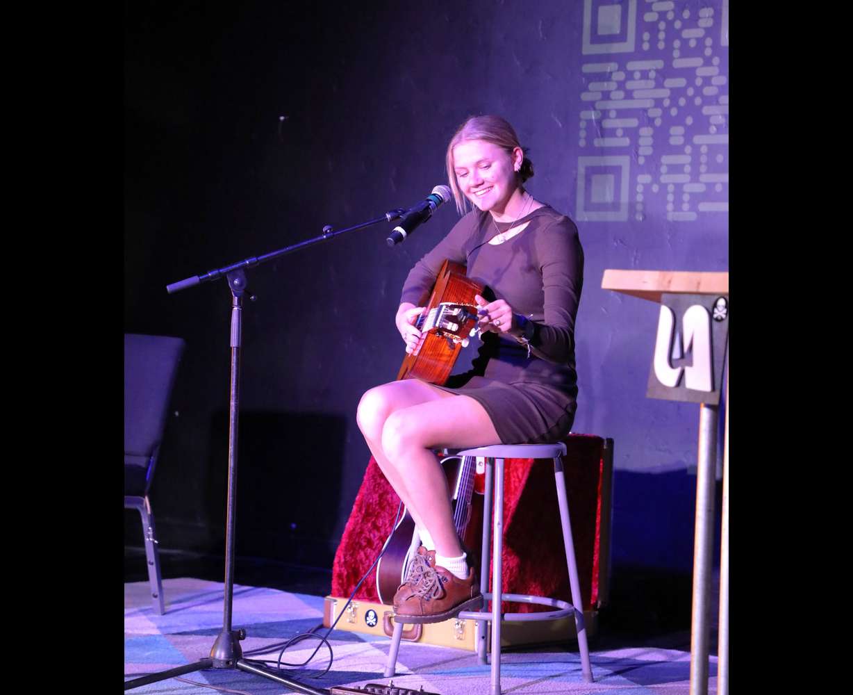 Emerson Williams preforms at the Utah Arts Academy Awards night.